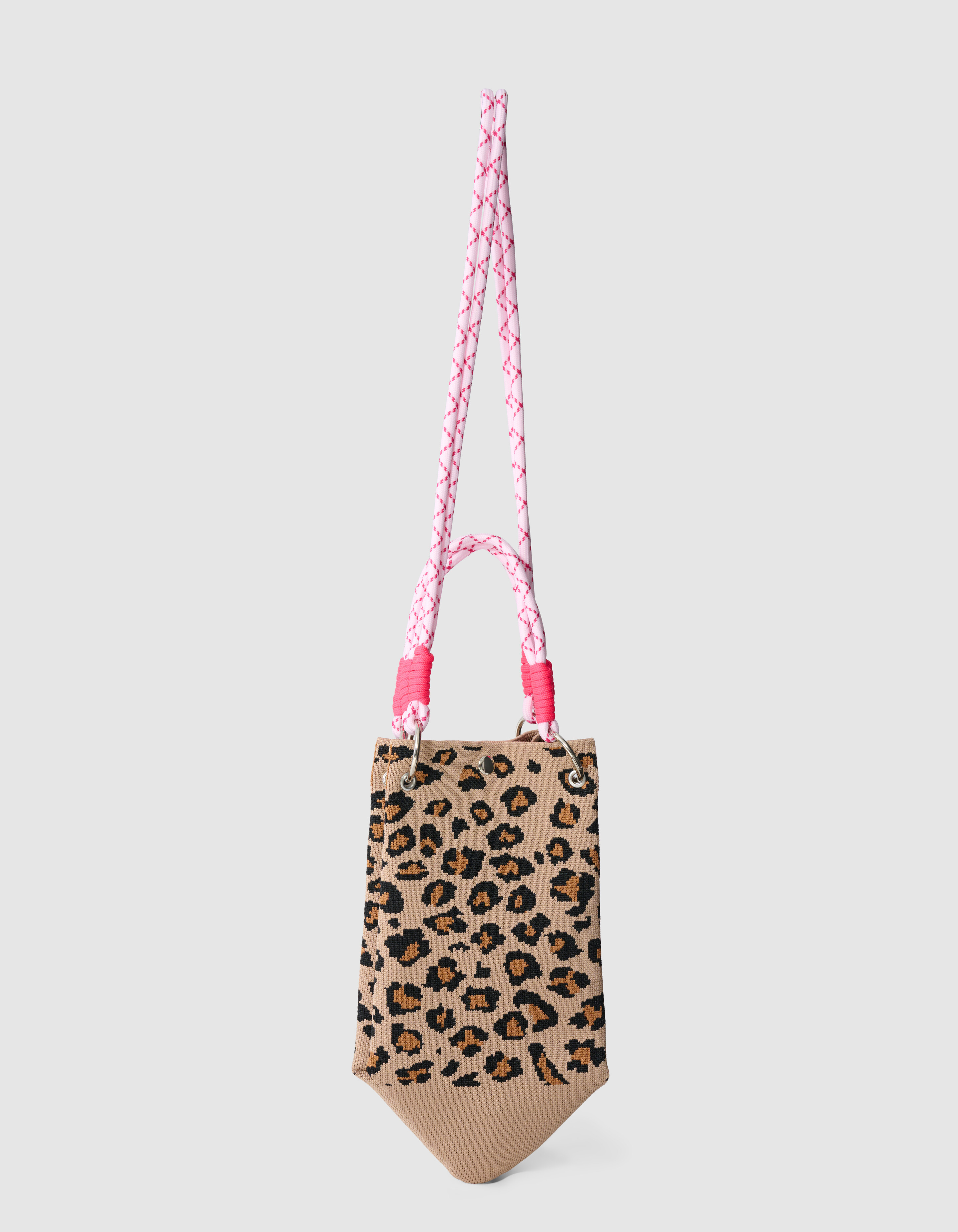 Gebreide Leopard Tas Lichtbruin SHOEBY GIRLS