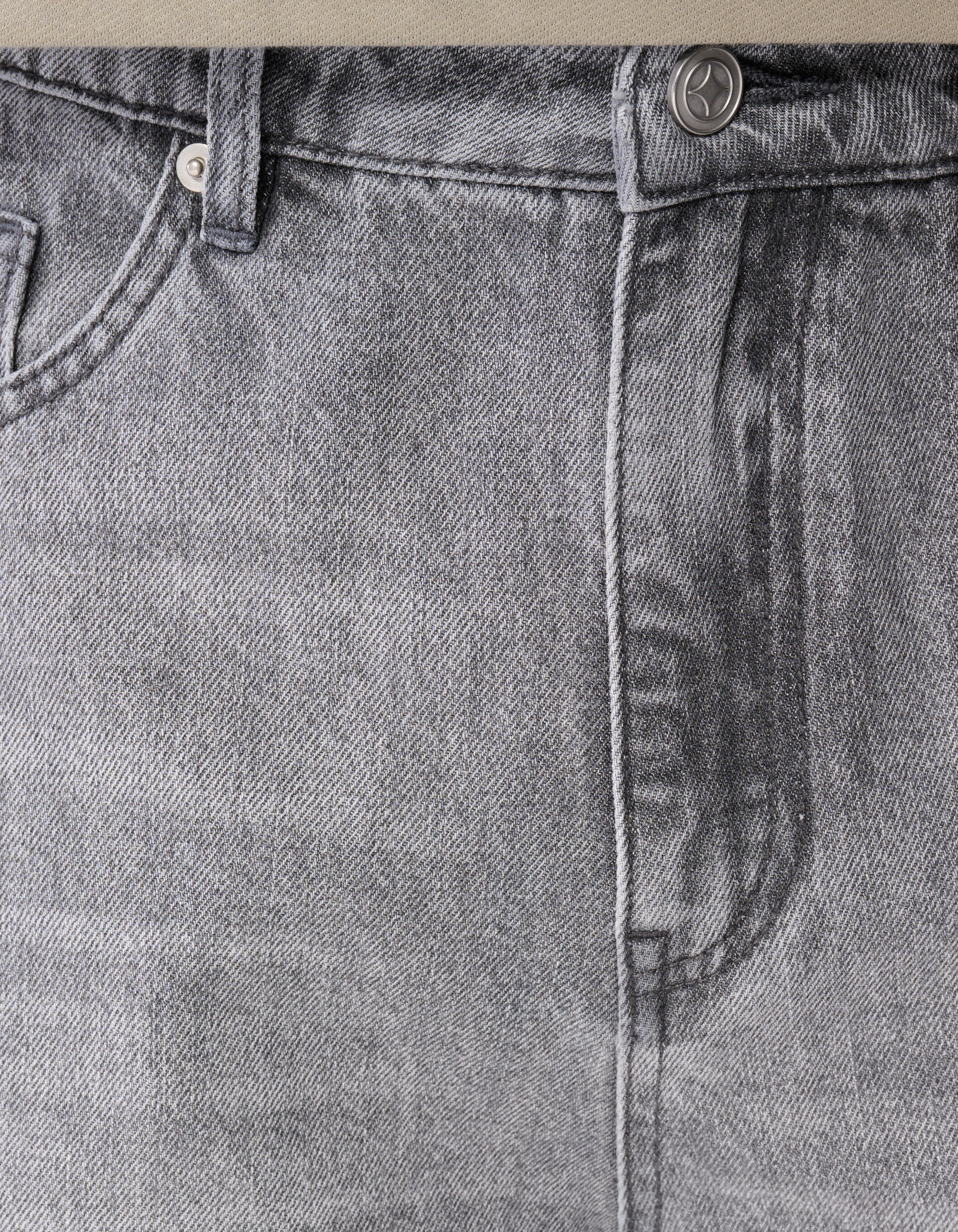 Baggy Fit Jeans Grijs L34 SHOEBY MEN