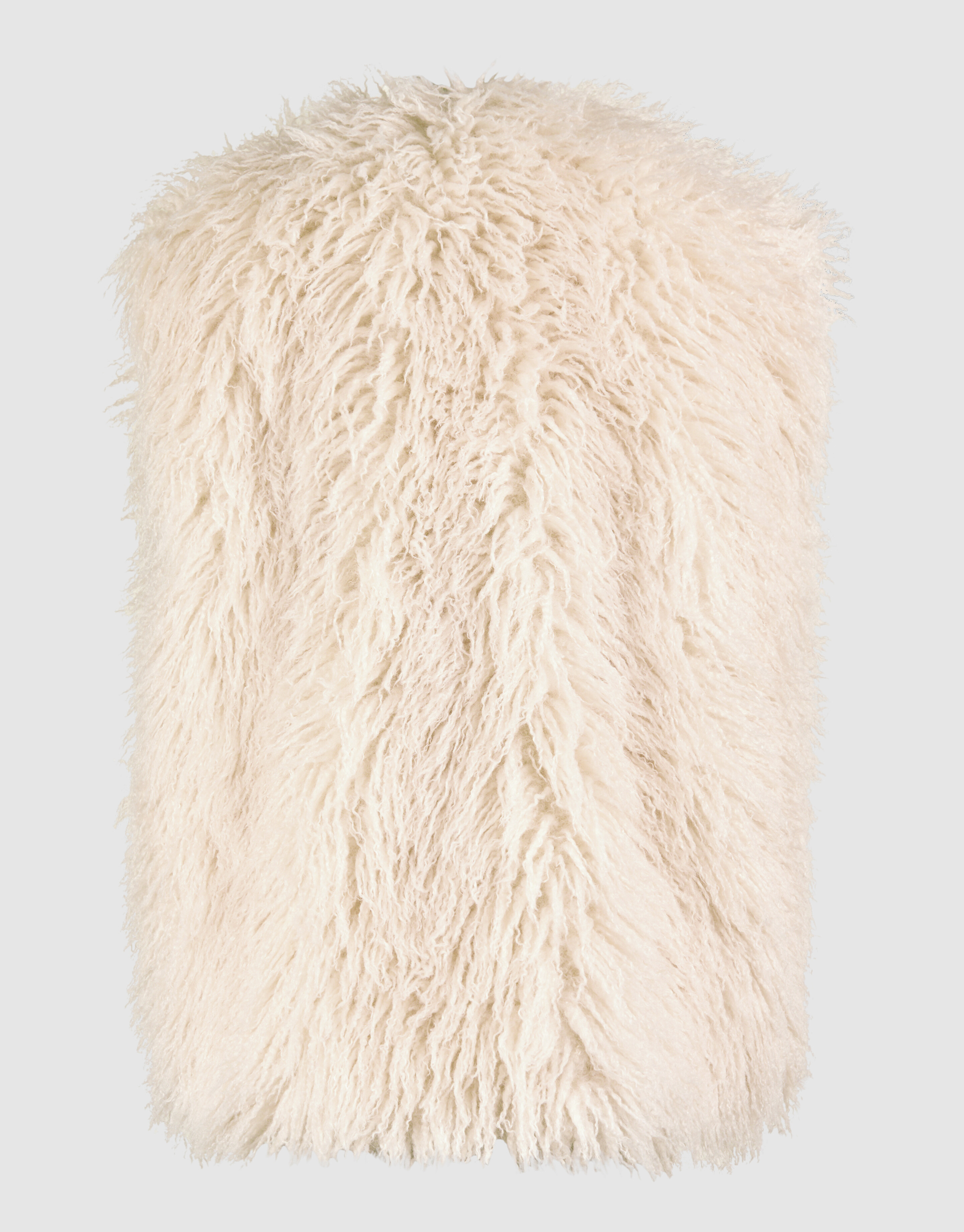 Oversized Teddy Gilet Gebroken Wit By Mieke SHOEBY WOMEN