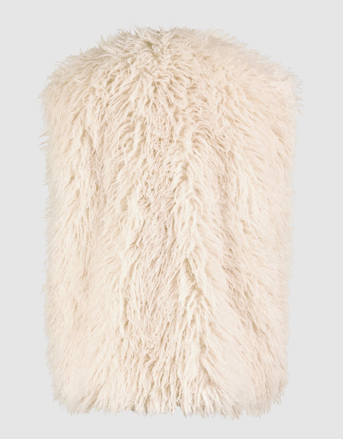 Oversized Teddy Gilet Gebroken Wit By Mieke SHOEBY WOMEN