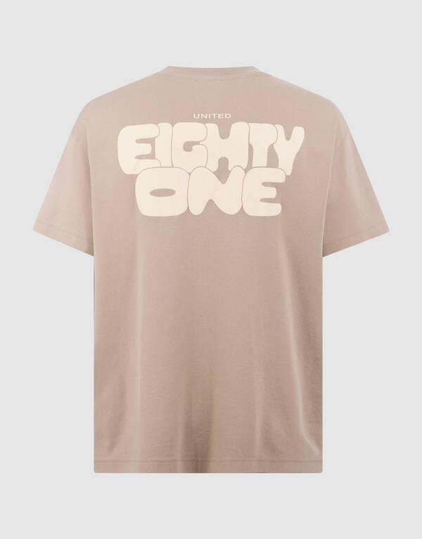Washed Spark T-shirt Taupe SHOEBY MEN