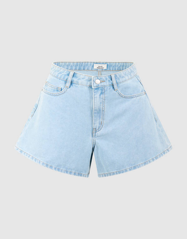 Denim Short Bleached By Monica SHOEBY WOMEN