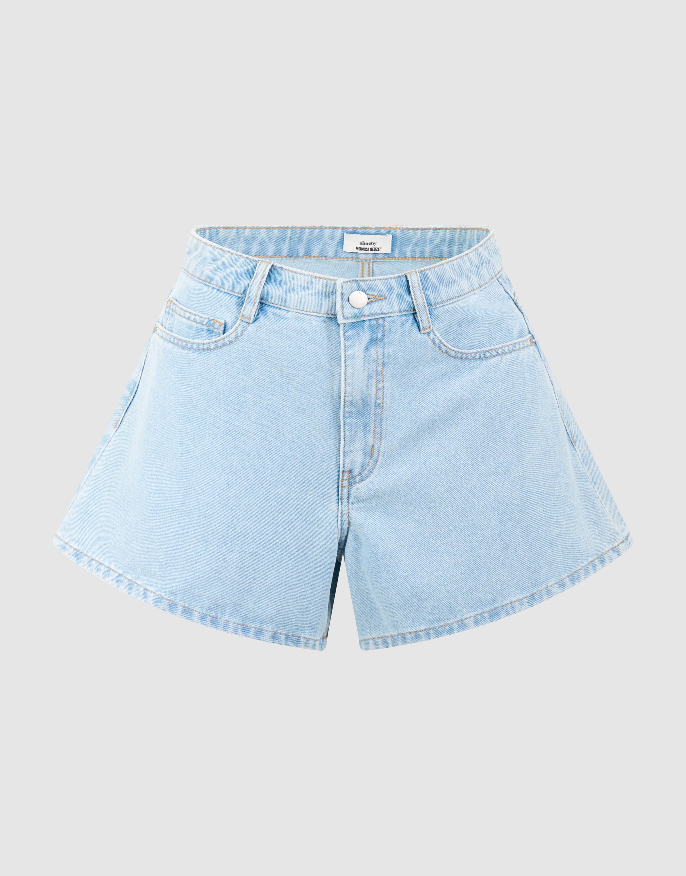 Denim Short Bleached By Monica SHOEBY WOMEN