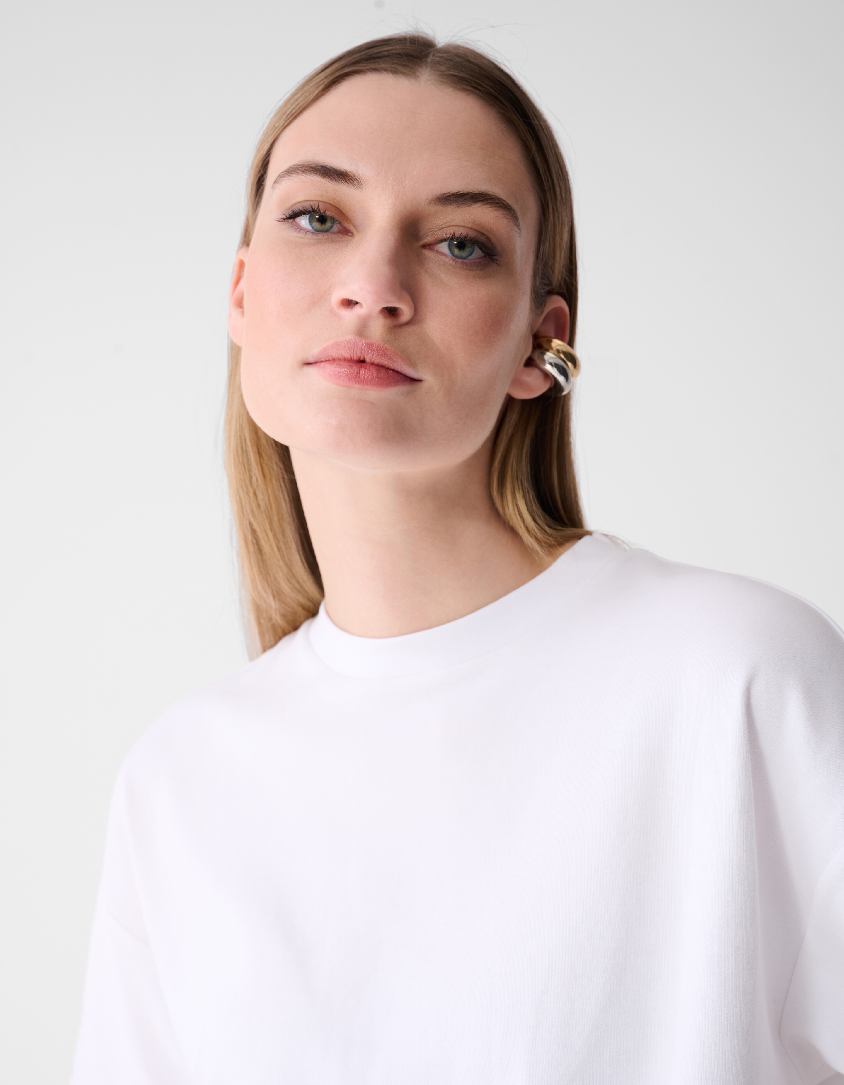 Oversized Basis T-shirt Wit SHOEBY WOMEN