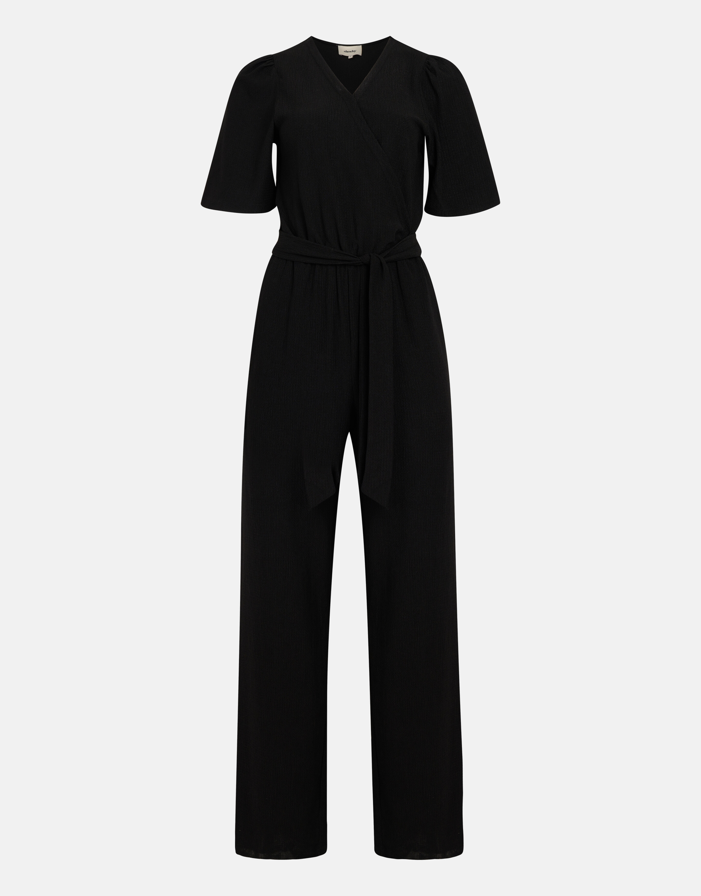 Crinkle Jumpsuit Zwart SHOEBY WOMEN