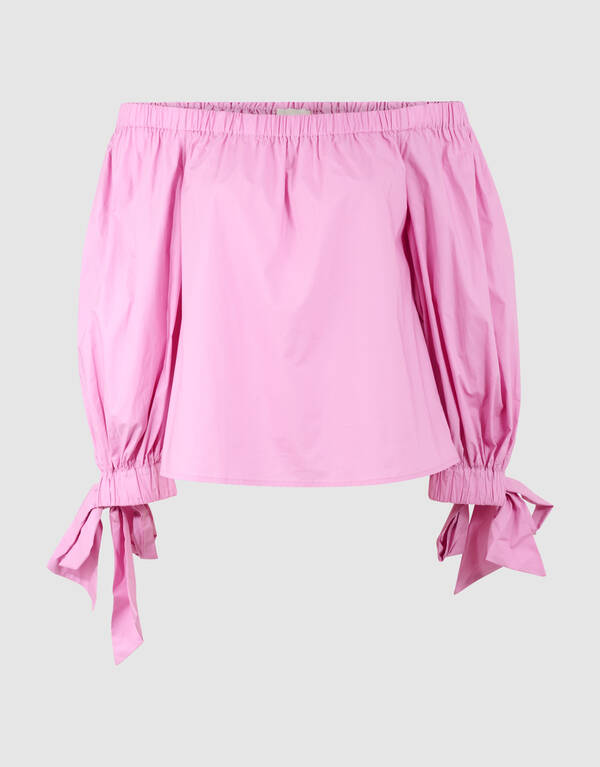 Off Shoulder Blouse Roze SHOEBY WOMEN
