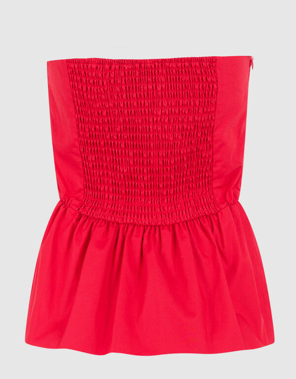 Strapless Top Rood SHOEBY WOMEN