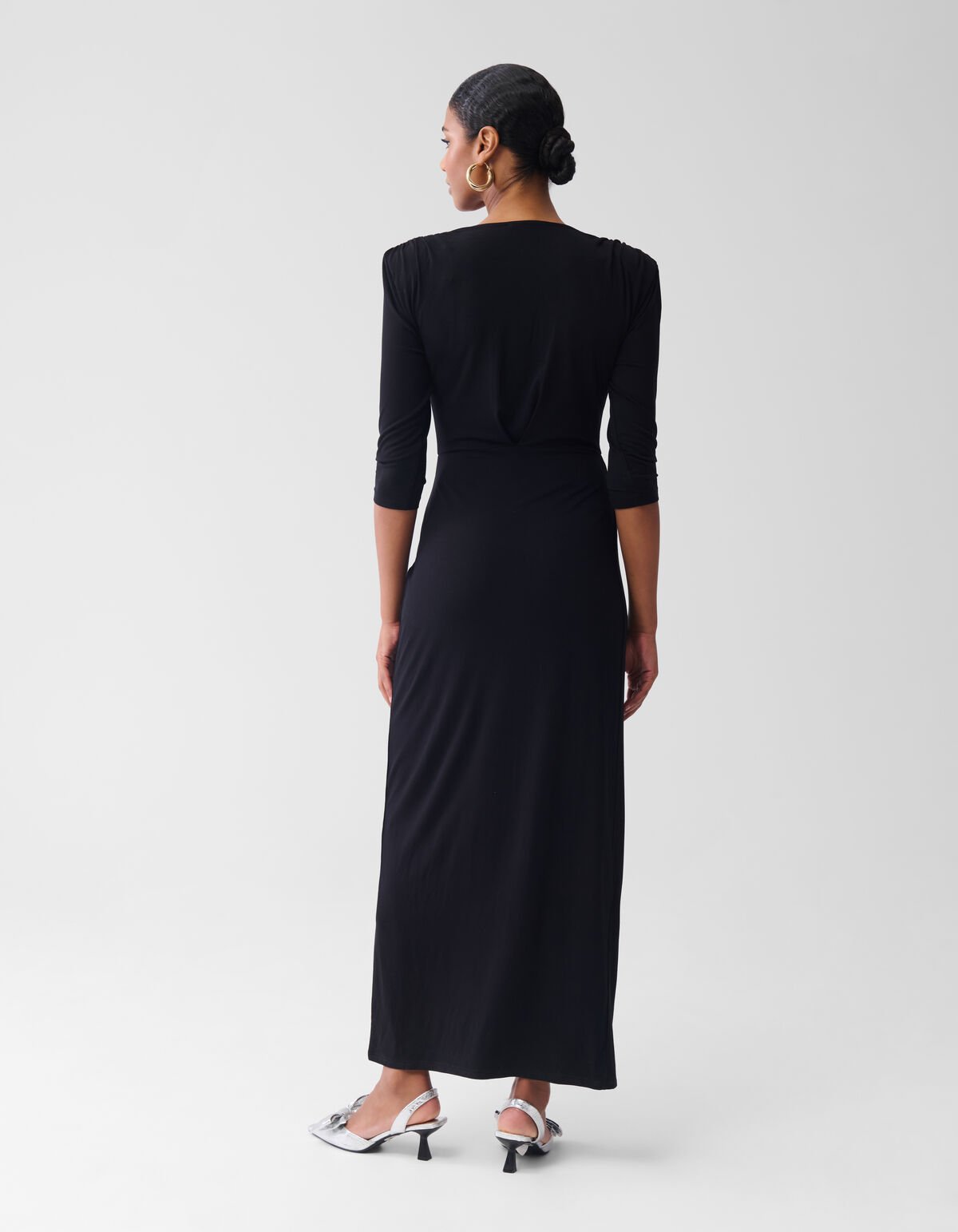 Maxi Jurk Zwart By Fred SHOEBY WOMEN