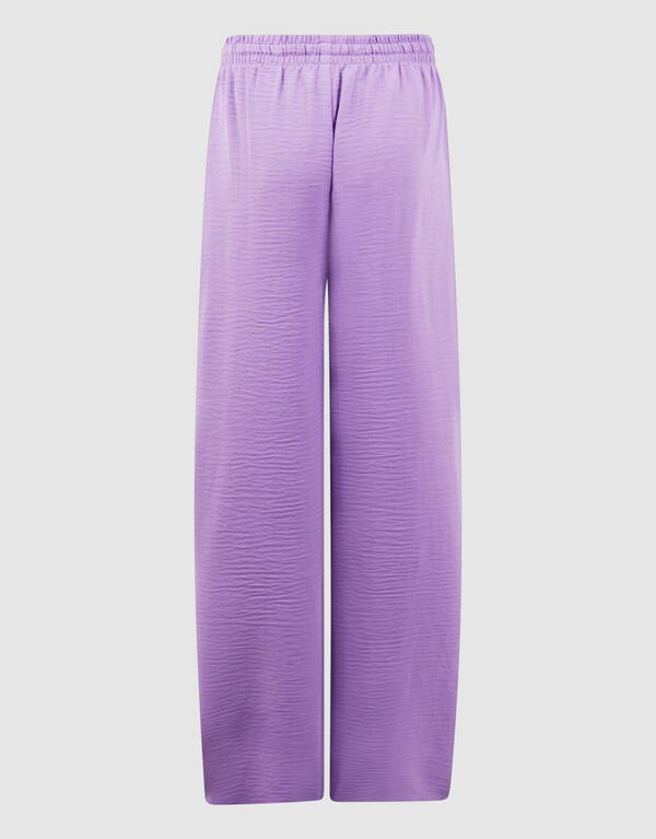Twist Wide Leg Broek Paars SHOEBY GIRLS
