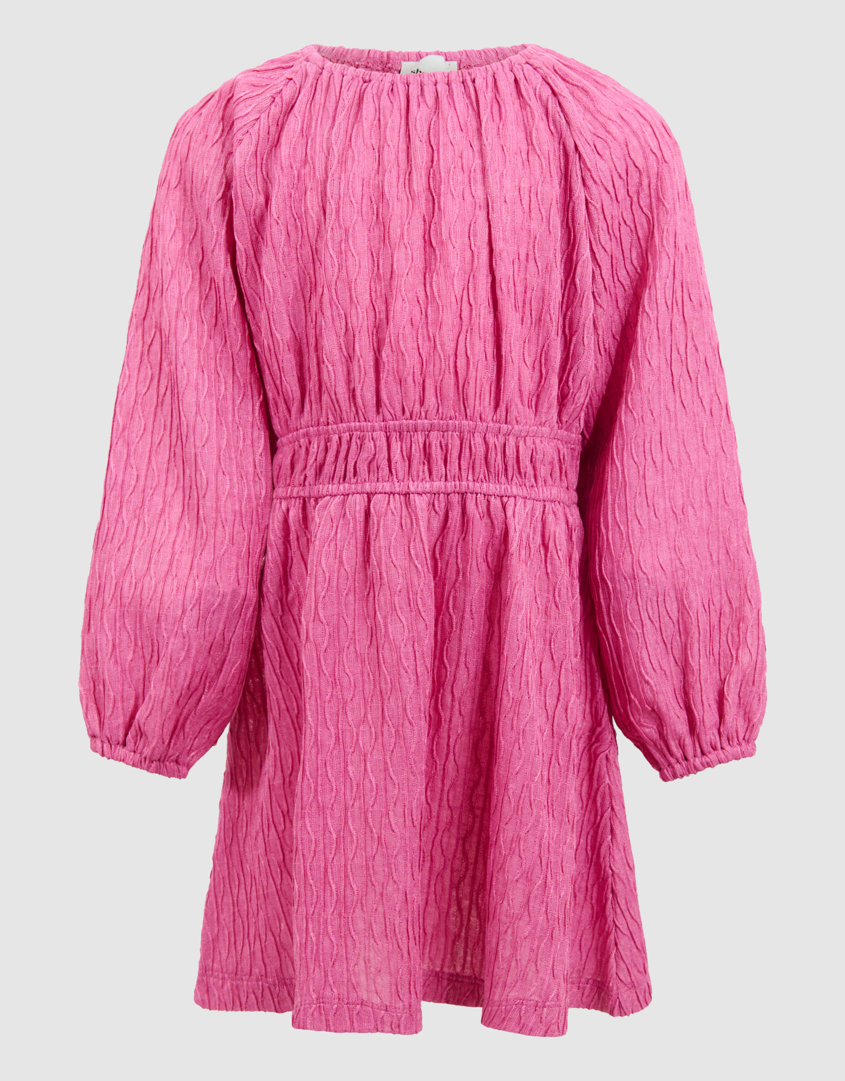 Wavy Structuur Jurk Roze SHOEBY GIRLS