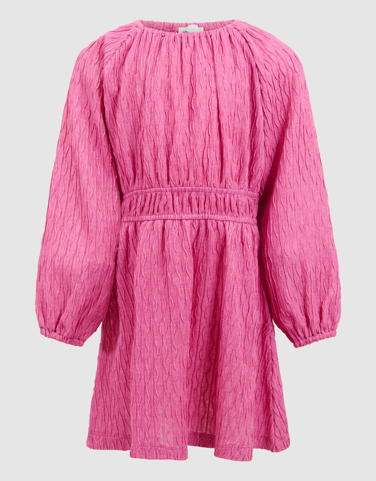 Wavy Structuur Jurk Roze SHOEBY GIRLS
