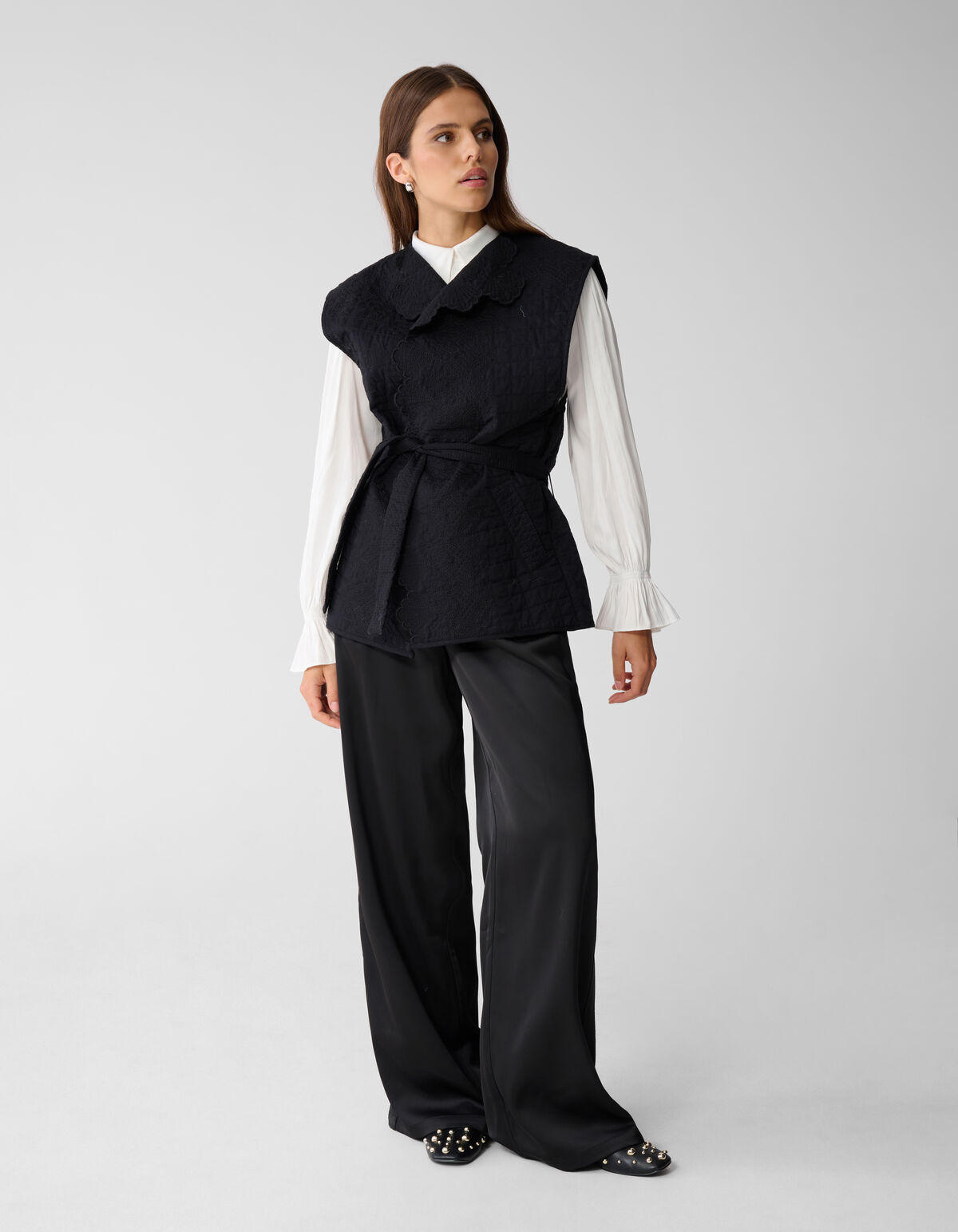 Quilted Gilet Zwart By Mieke SHOEBY WOMEN