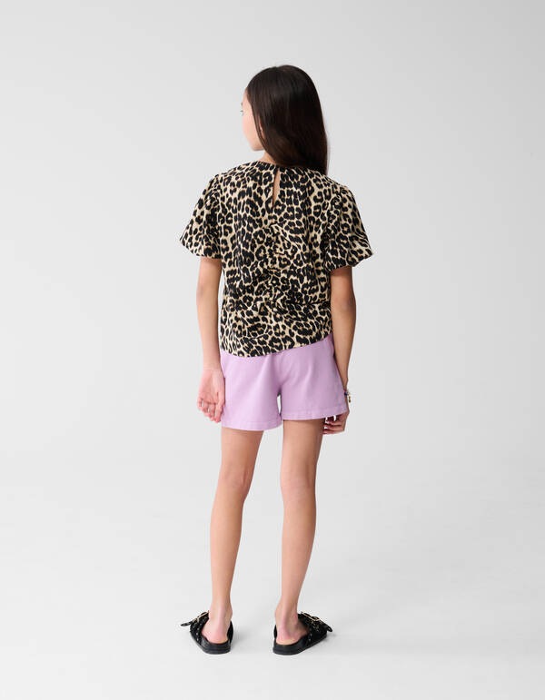 Leopard Puff Top Bruin SHOEBY GIRLS