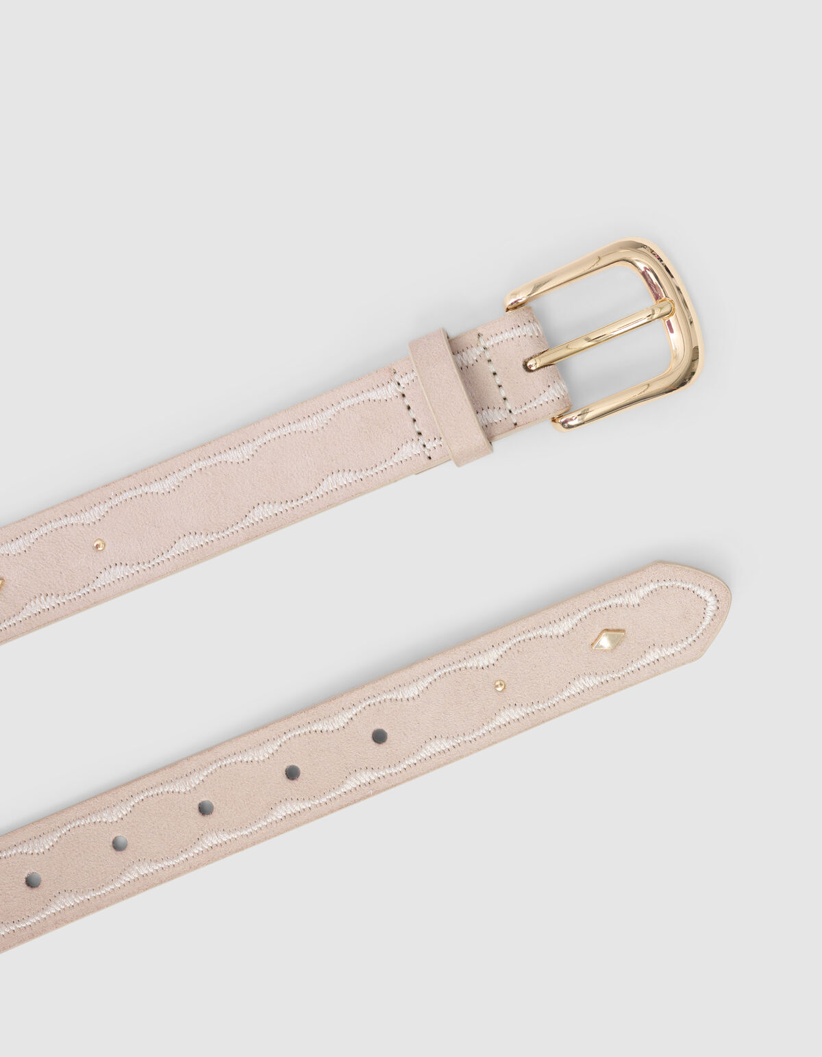 Studs Riem Gebroken Wit SHOEBY ACCESSOIRES