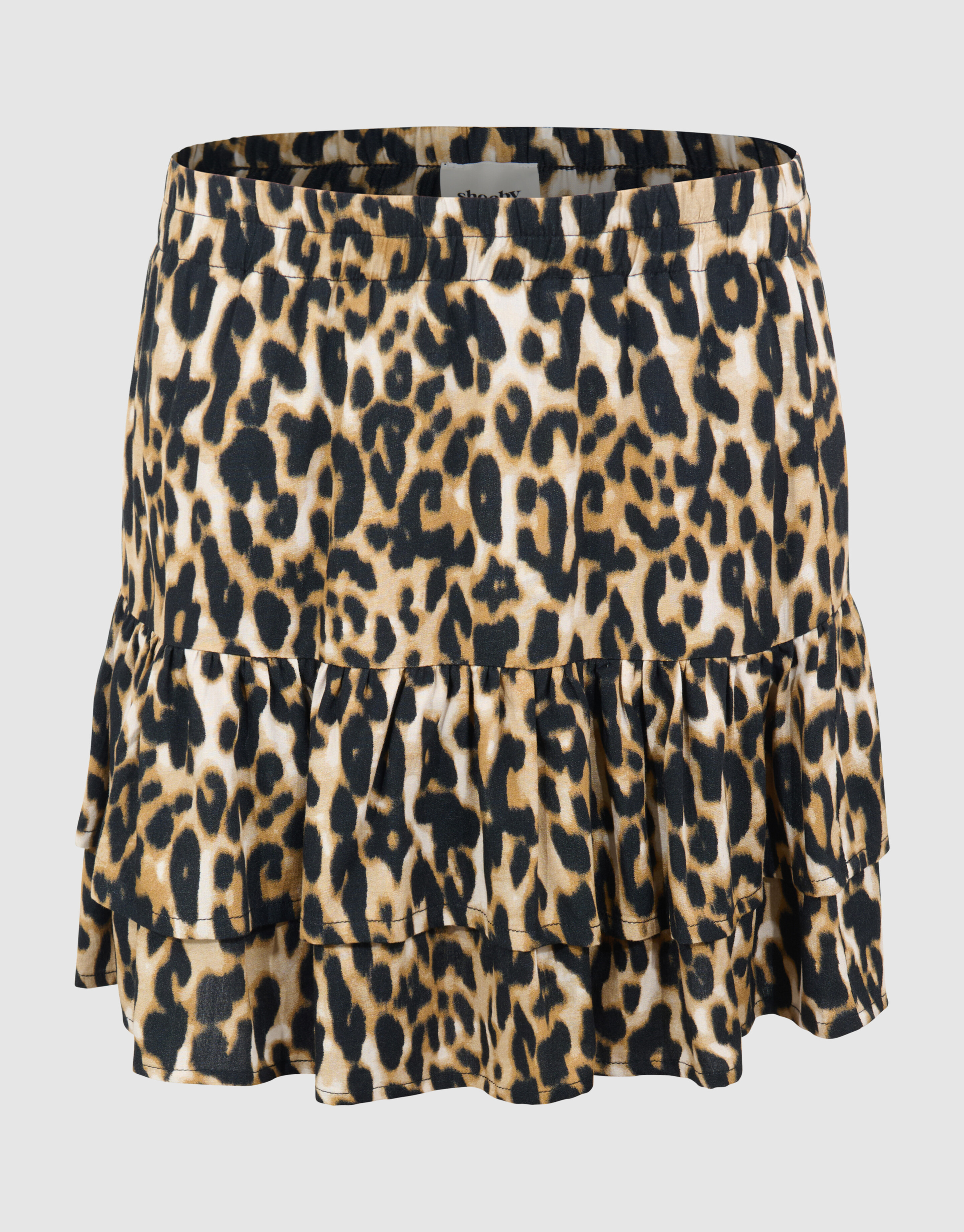 Star Leopard Mini Rok Lichtbruin SHOEBY GIRLS