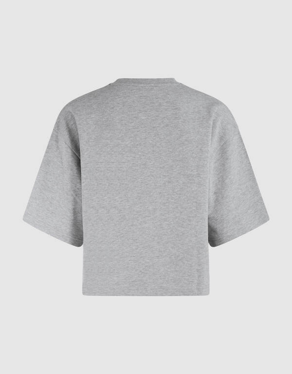 Oversized Sweat T-shirt Lichtgrijs SHOEBY WOMEN