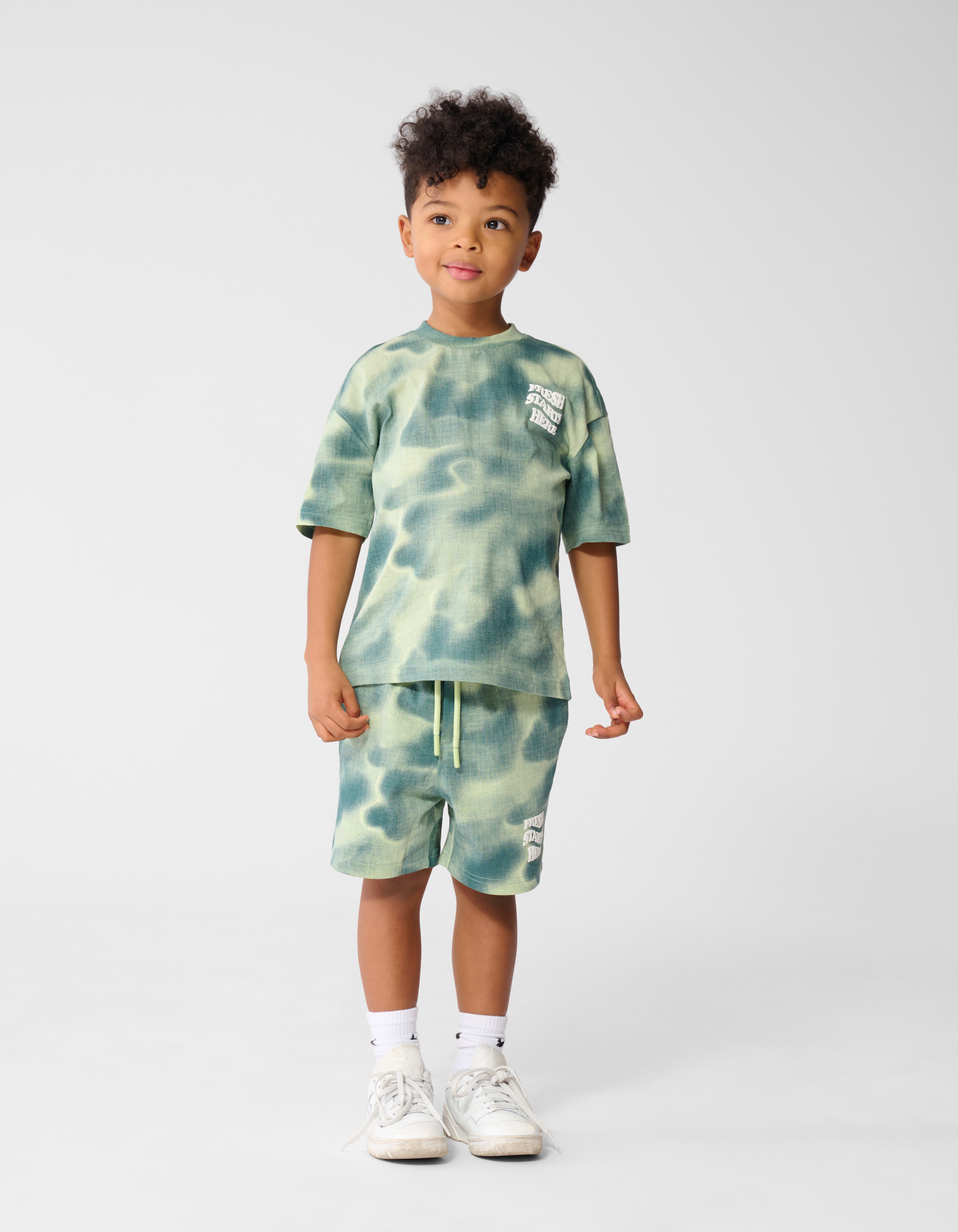 Printed Short Groen SHOEBY BOYS