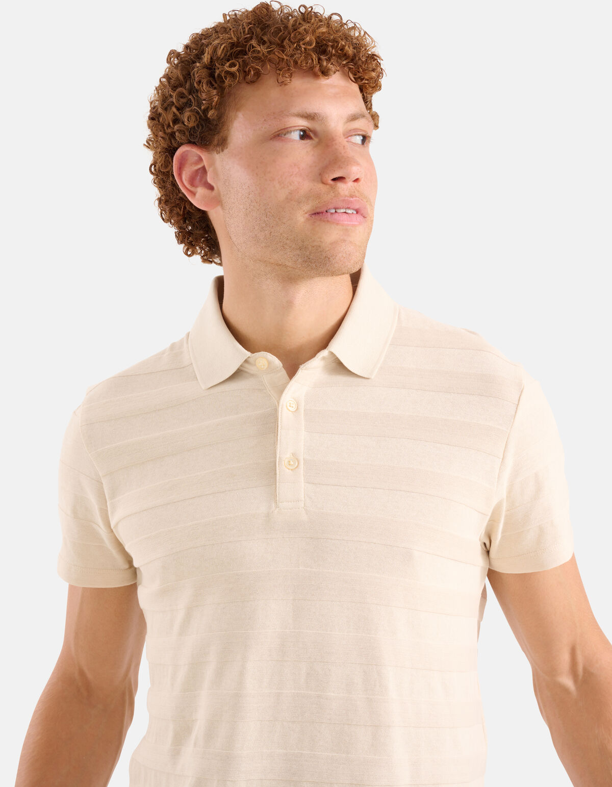 Structuur Polo Beige SHOEBY MEN