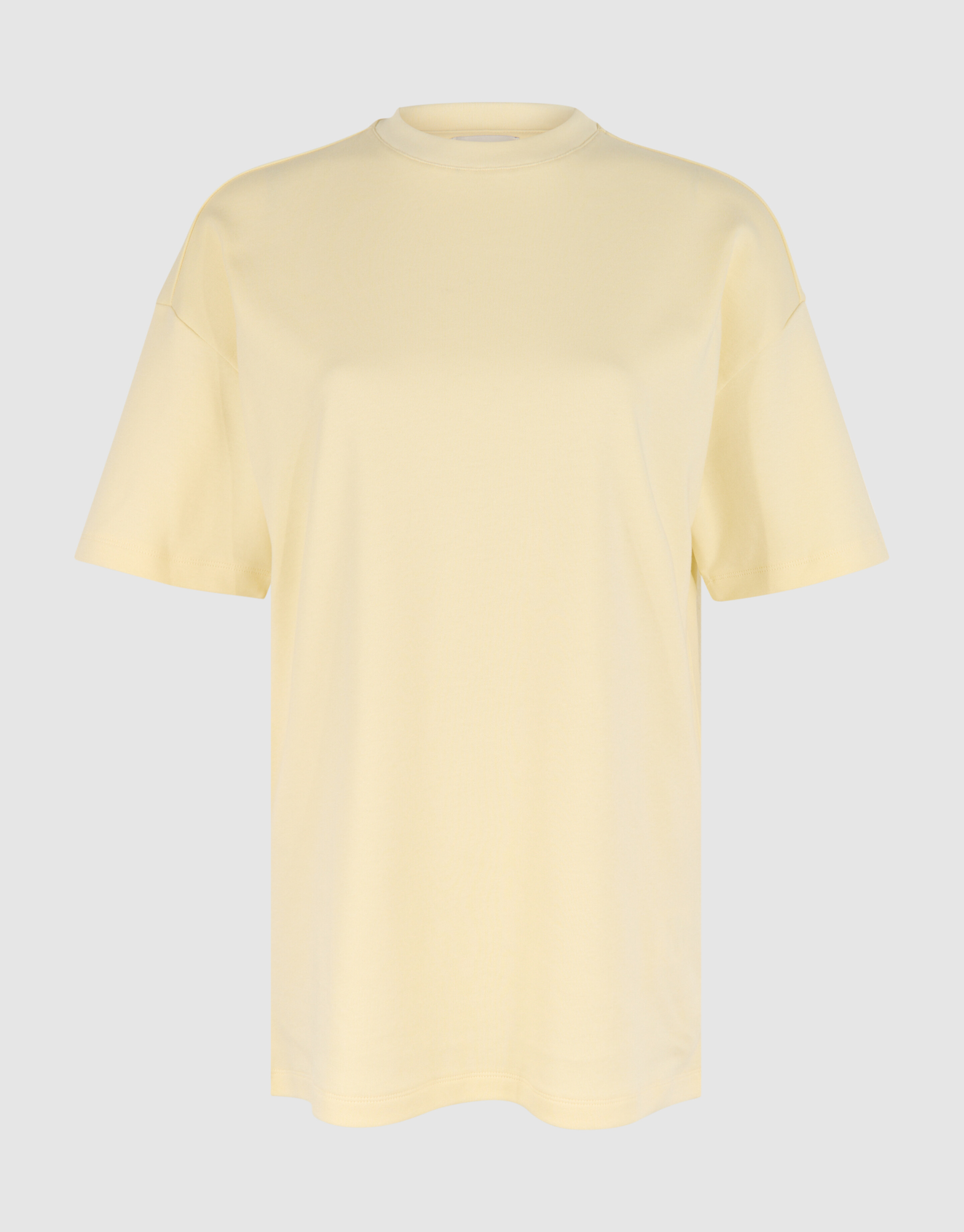 Oversized Basis T-shirt Lichtgeel SHOEBY WOMEN