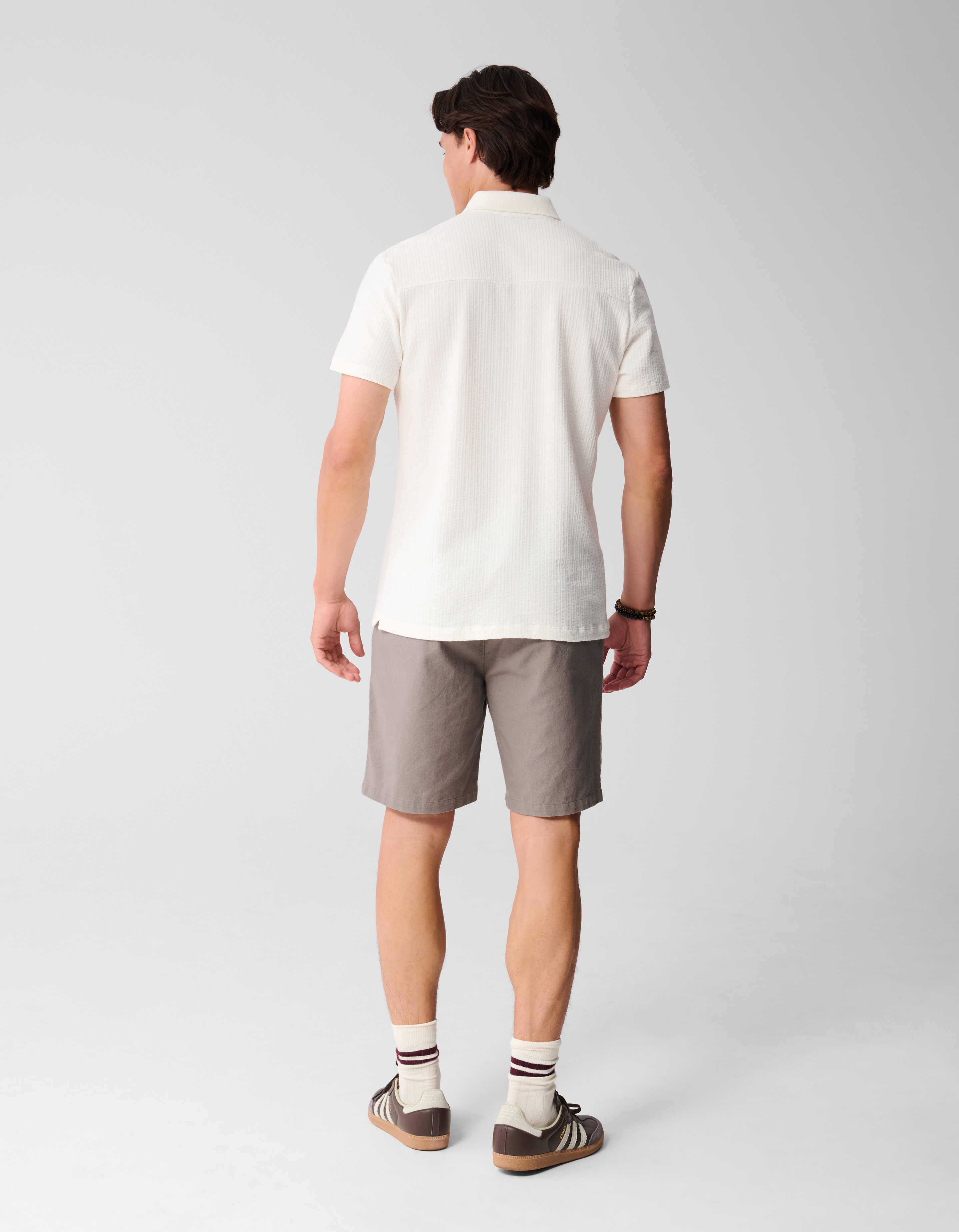 Structuur Polo Gebroken Wit SHOEBY MEN