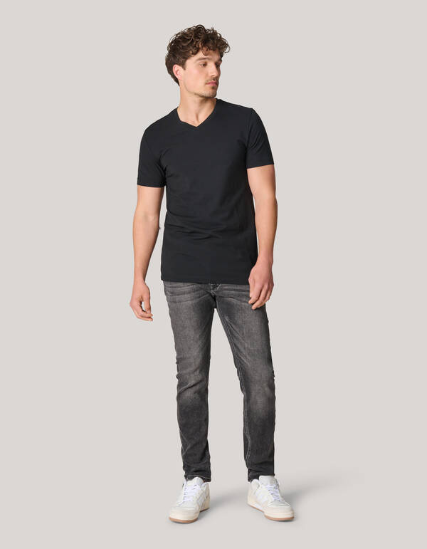 Slim Fit Jog Jeans Grijs L32 SHOEBY MEN