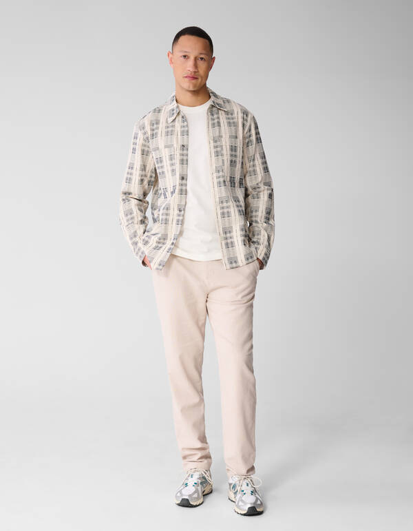 Line Overshirt Gebroken Wit SHOEBY MEN