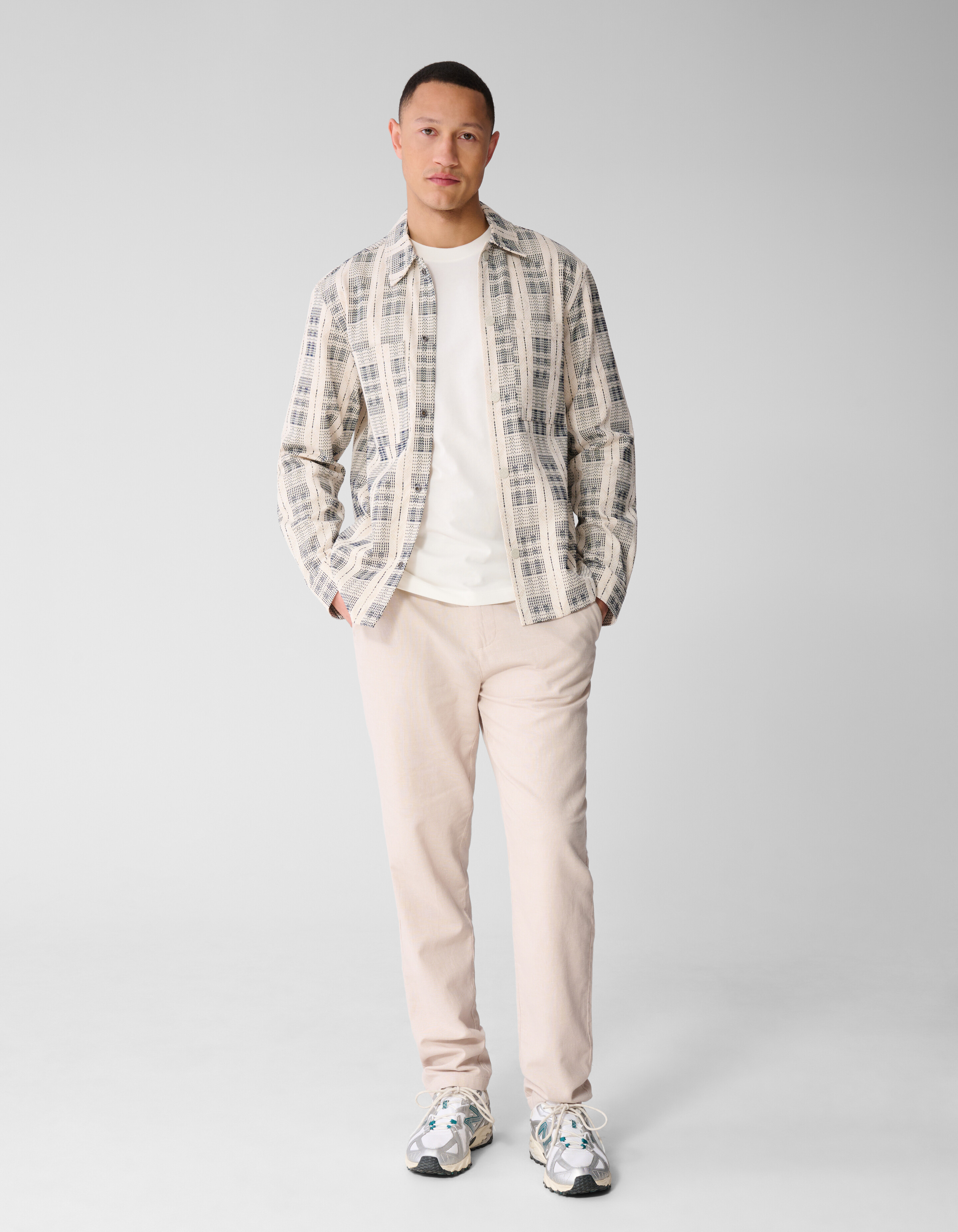 Line Overshirt Gebroken Wit SHOEBY MEN