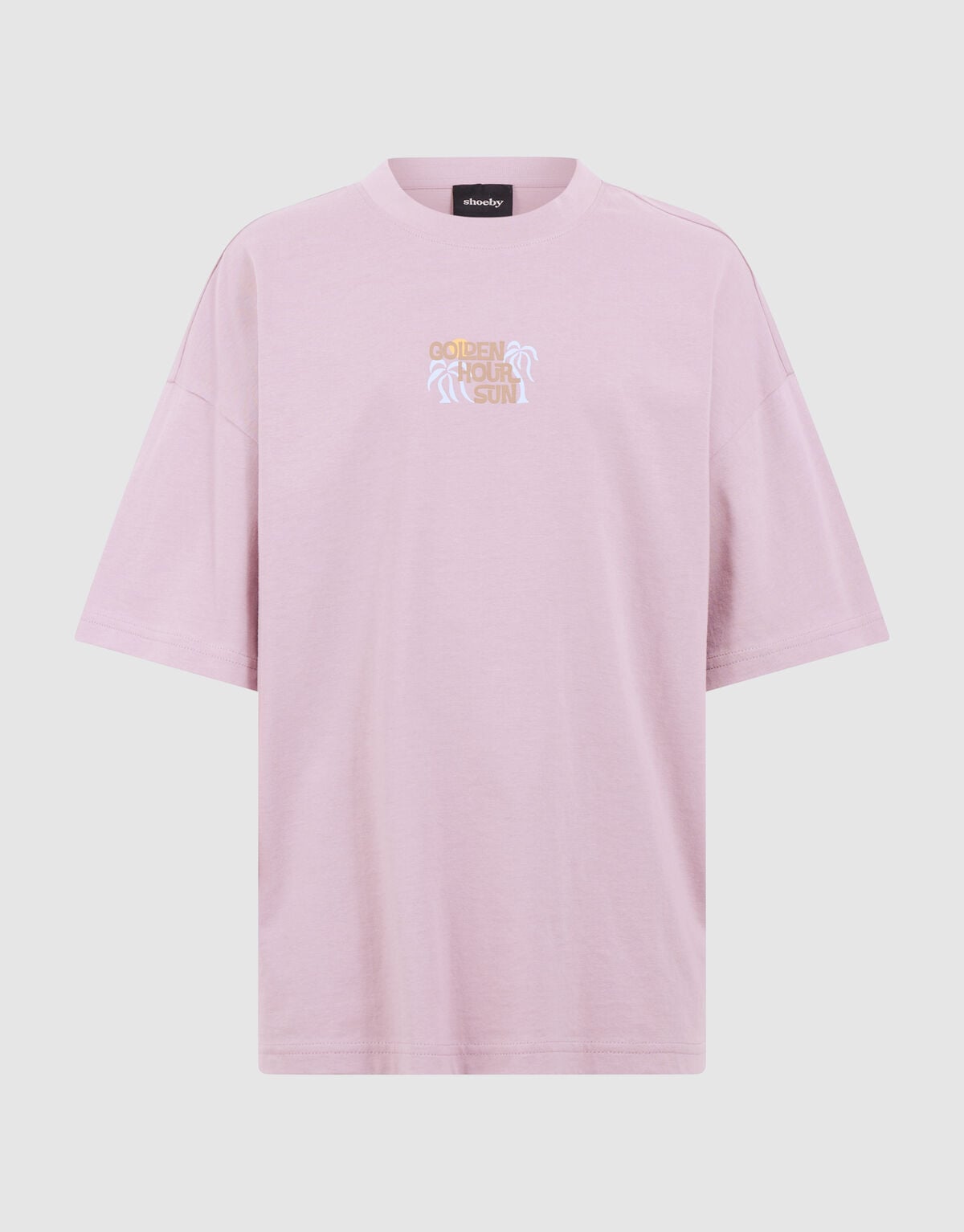 Golden Hour Artwork T-shirt Lichtpaars SHOEBY BOYS