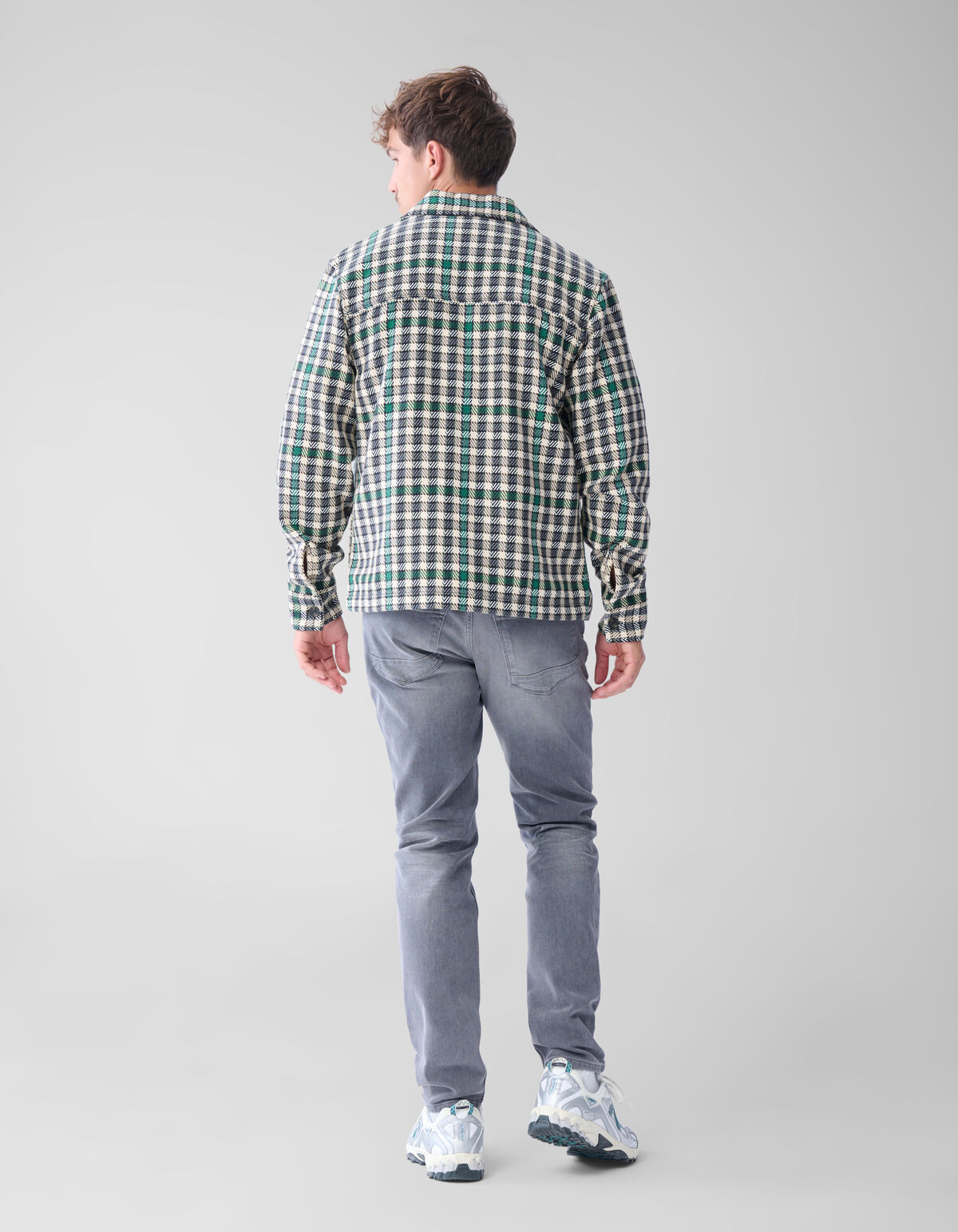 Ruiten Overshirt Groen SHOEBY MEN