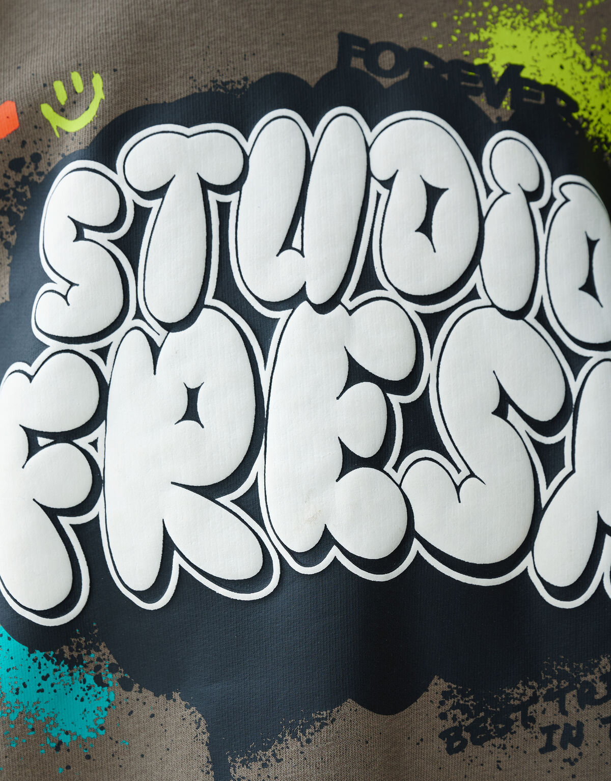 Artwork Hoodie Groen SHOEBY BOYS