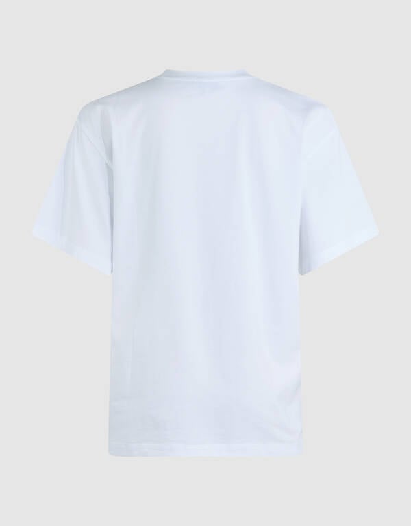 Oversized Le Citron Artwork T-shirt Wit SHOEBY WOMEN