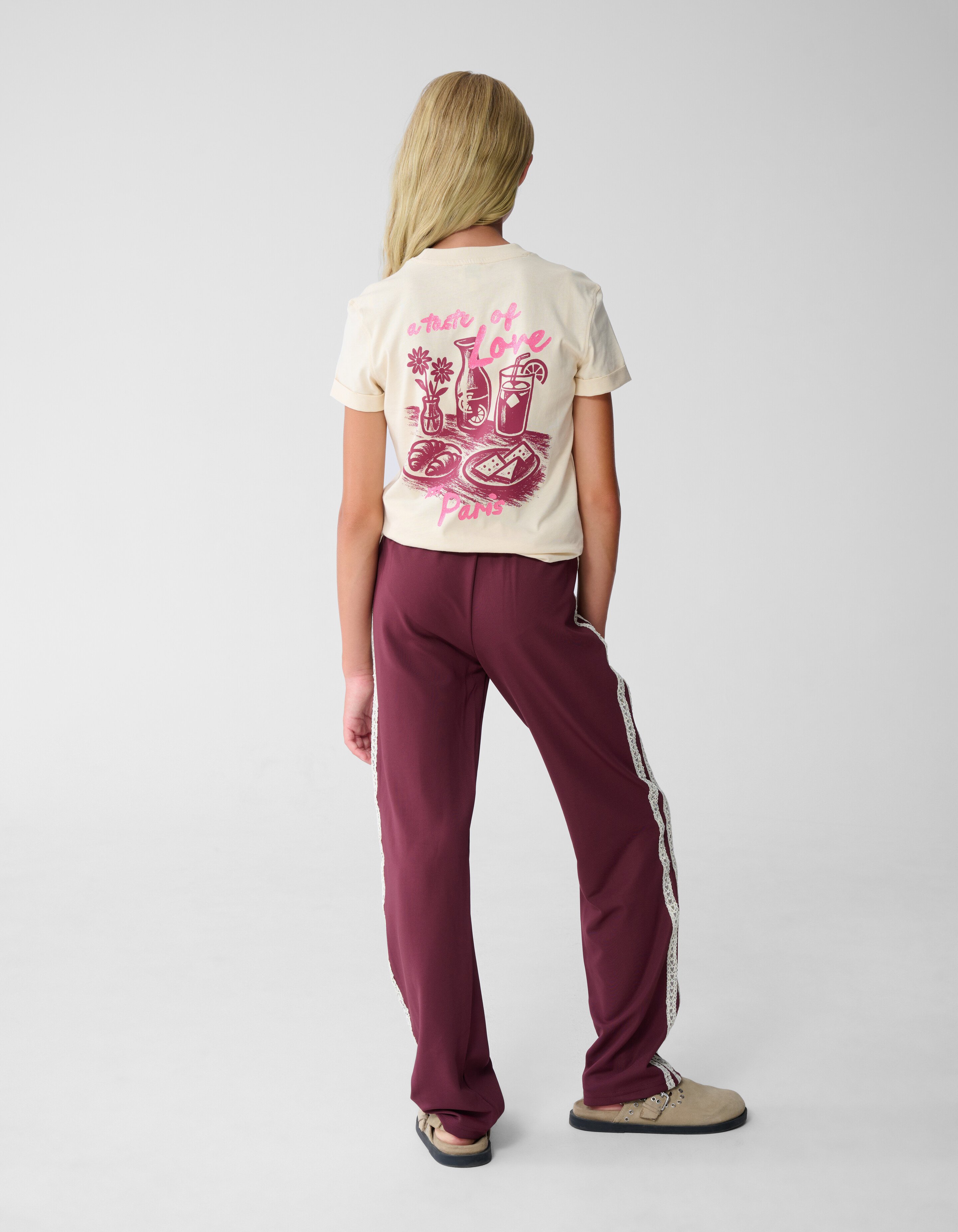 Taste Of Love Artwork T-shirt Zand SHOEBY GIRLS