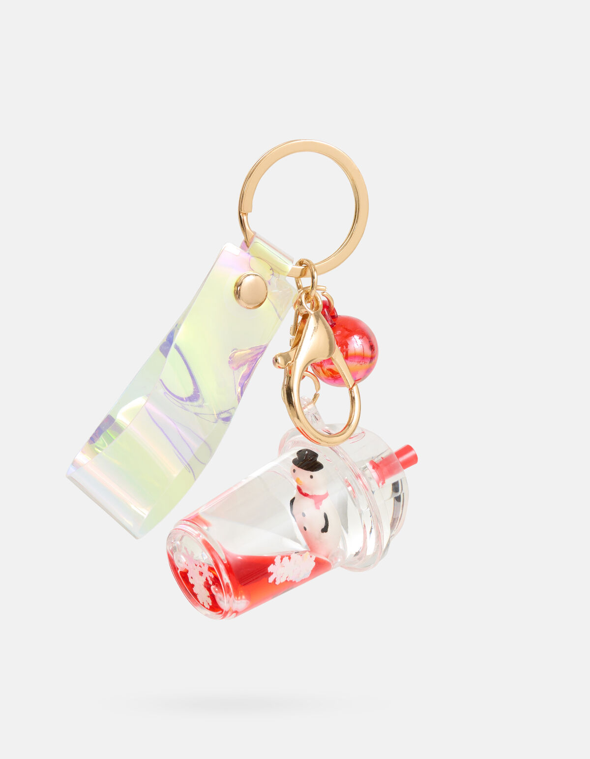 Milkshake Sleutelhanger Rood SHOEBY ACCESSOIRES