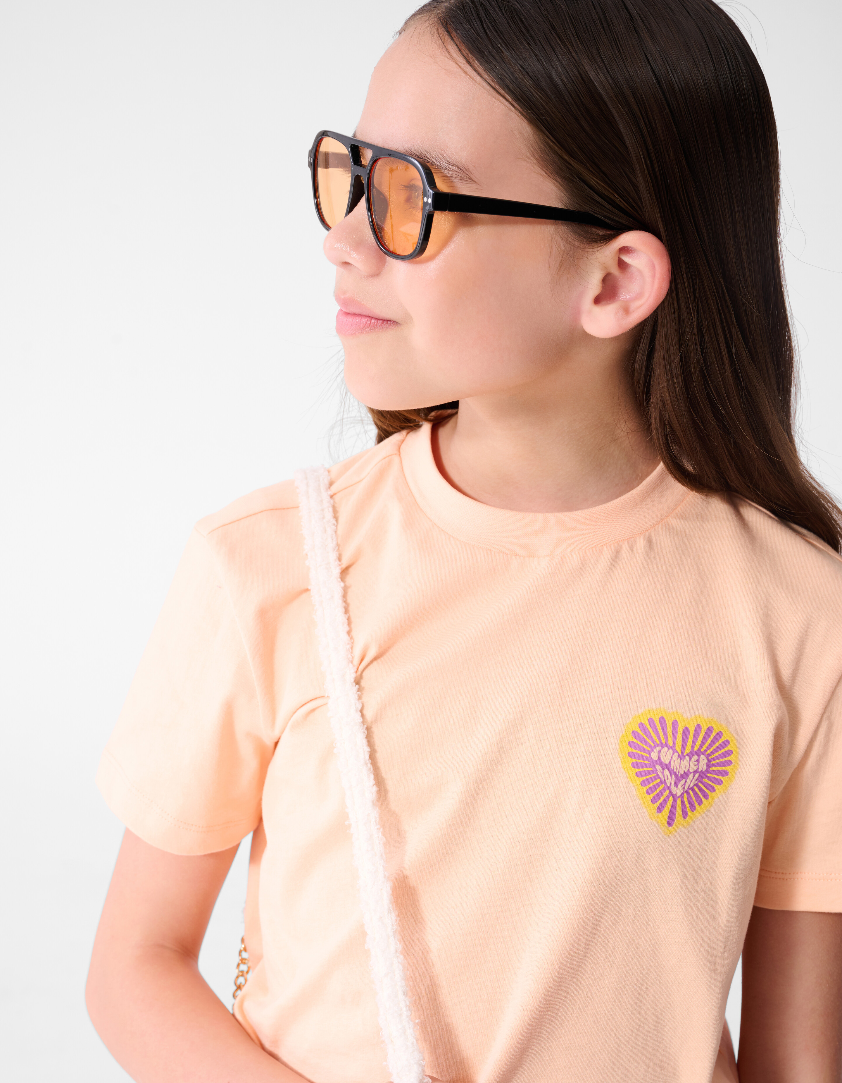 Summer Soleil T-shirt Lichtoranje SHOEBY GIRLS