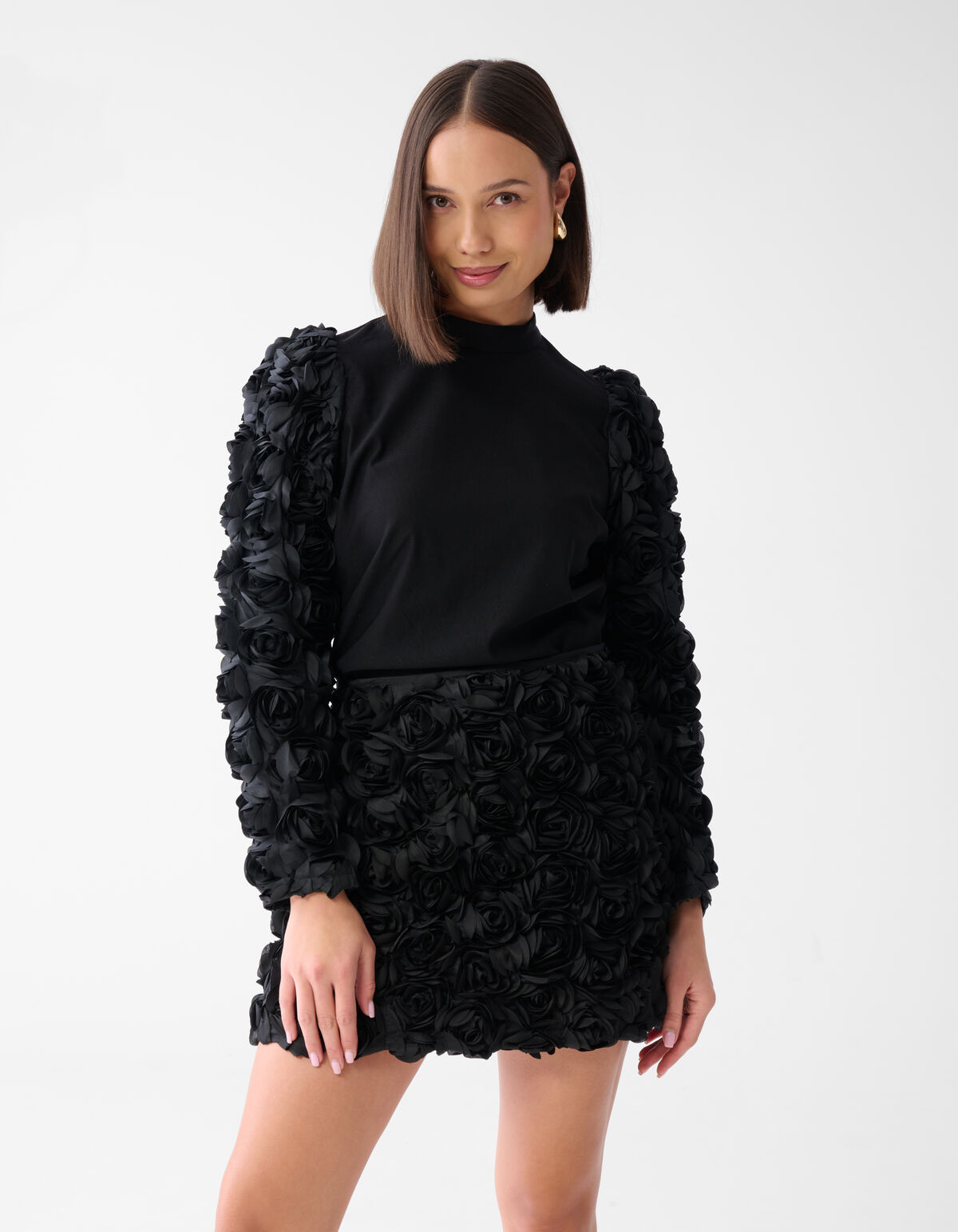 Rozen Top Zwart SHOEBY WOMEN