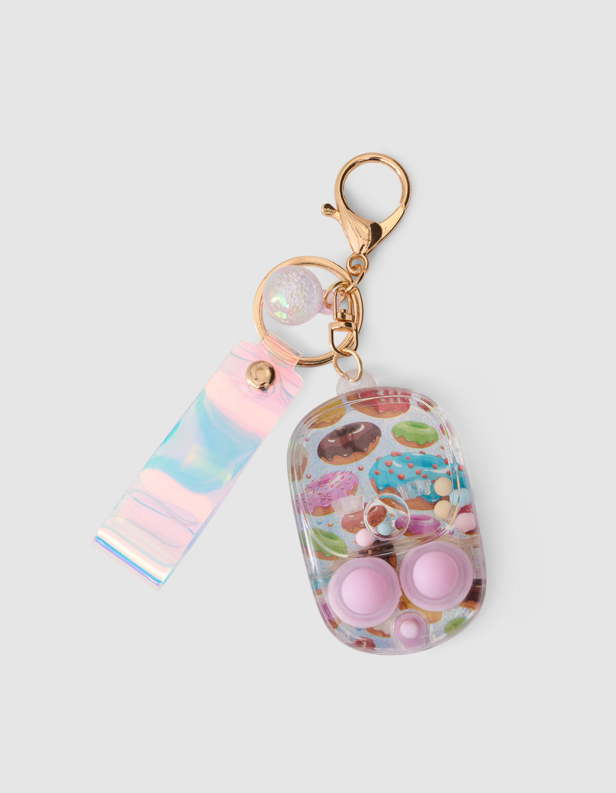 Donut Game Sleutelhanger Lichtroze SHOEBY ACCESSOIRES