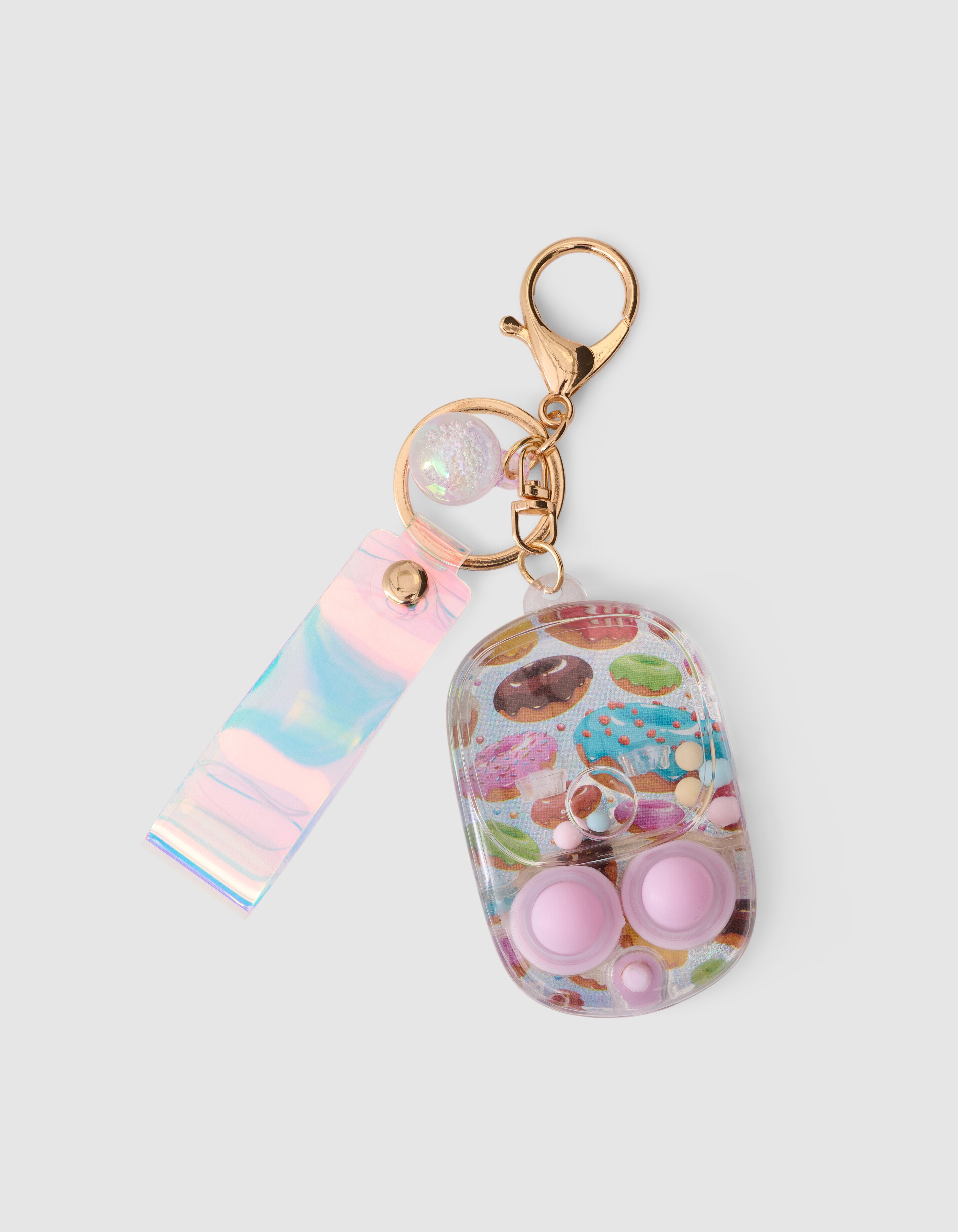 Donut Game Sleutelhanger Lichtroze SHOEBY ACCESSOIRES