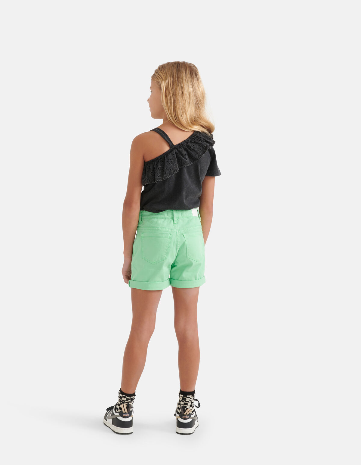 Denim Short Groen SHOEBY GIRLS