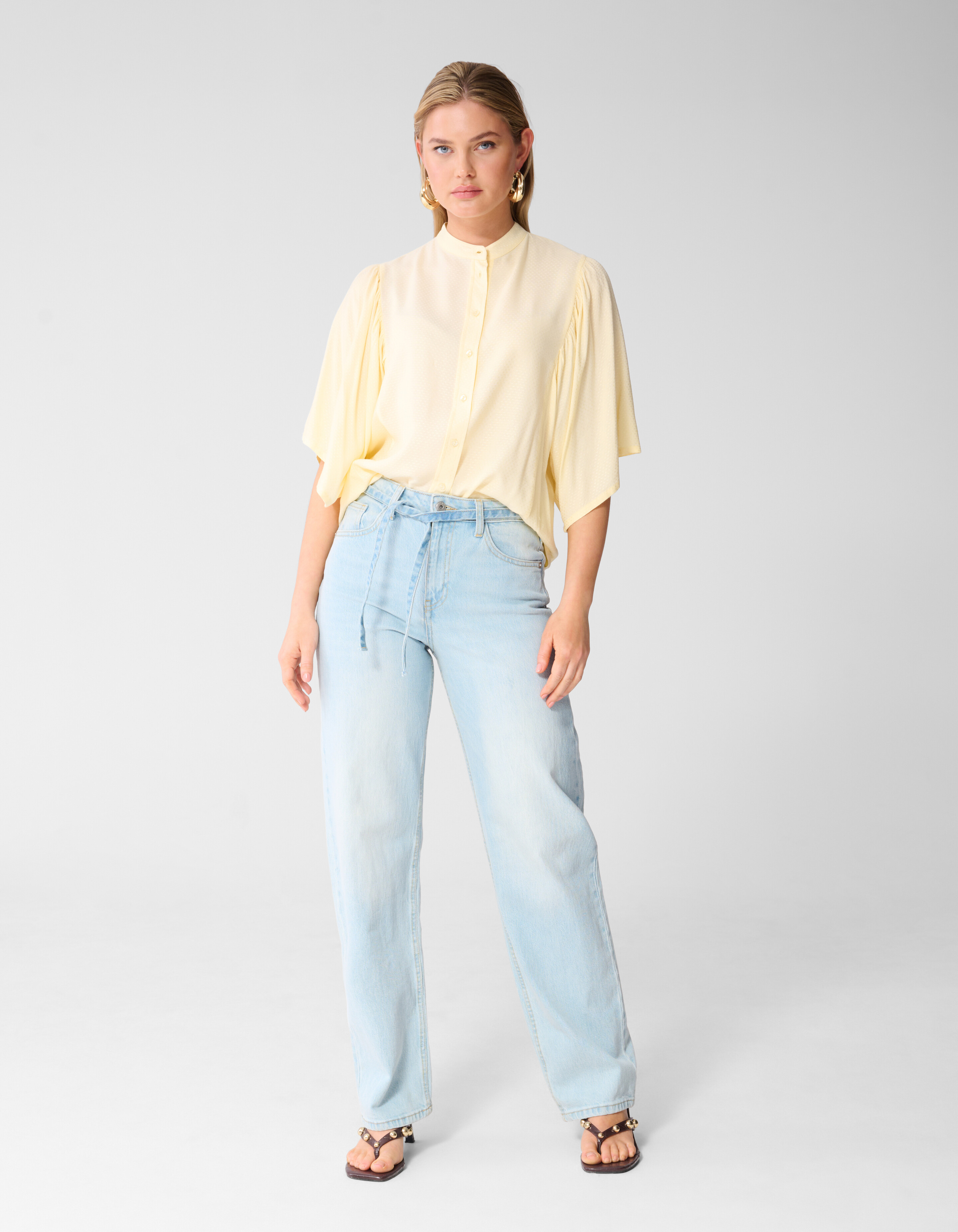 Balloon Fit Jeans Bleached SHOEBY WOMEN