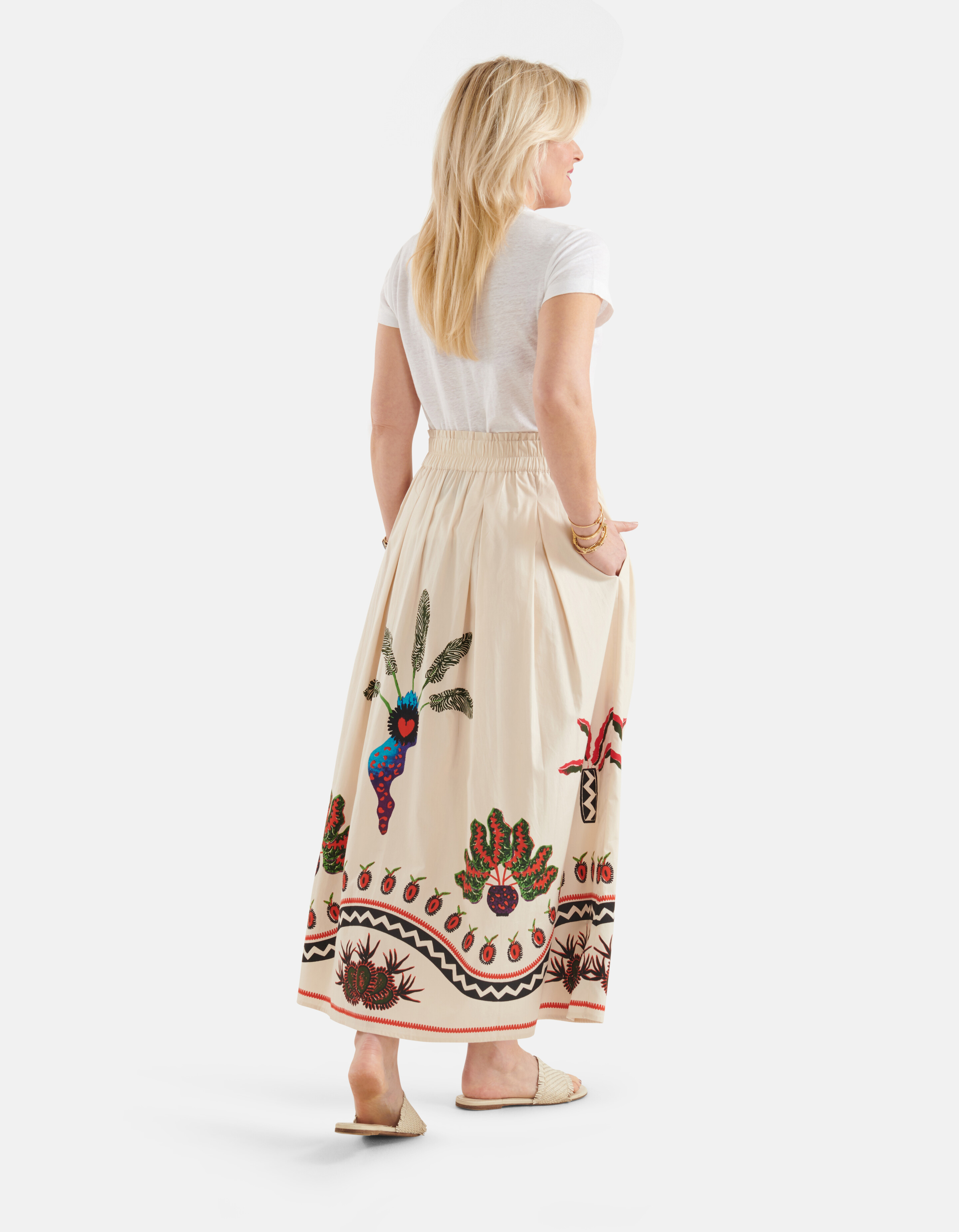 Linnen T-shirt Wit SHOEBY WOMEN