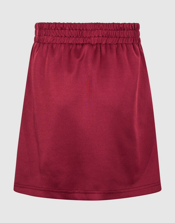 Sporty Mini Rok Donkerrood SHOEBY GIRLS