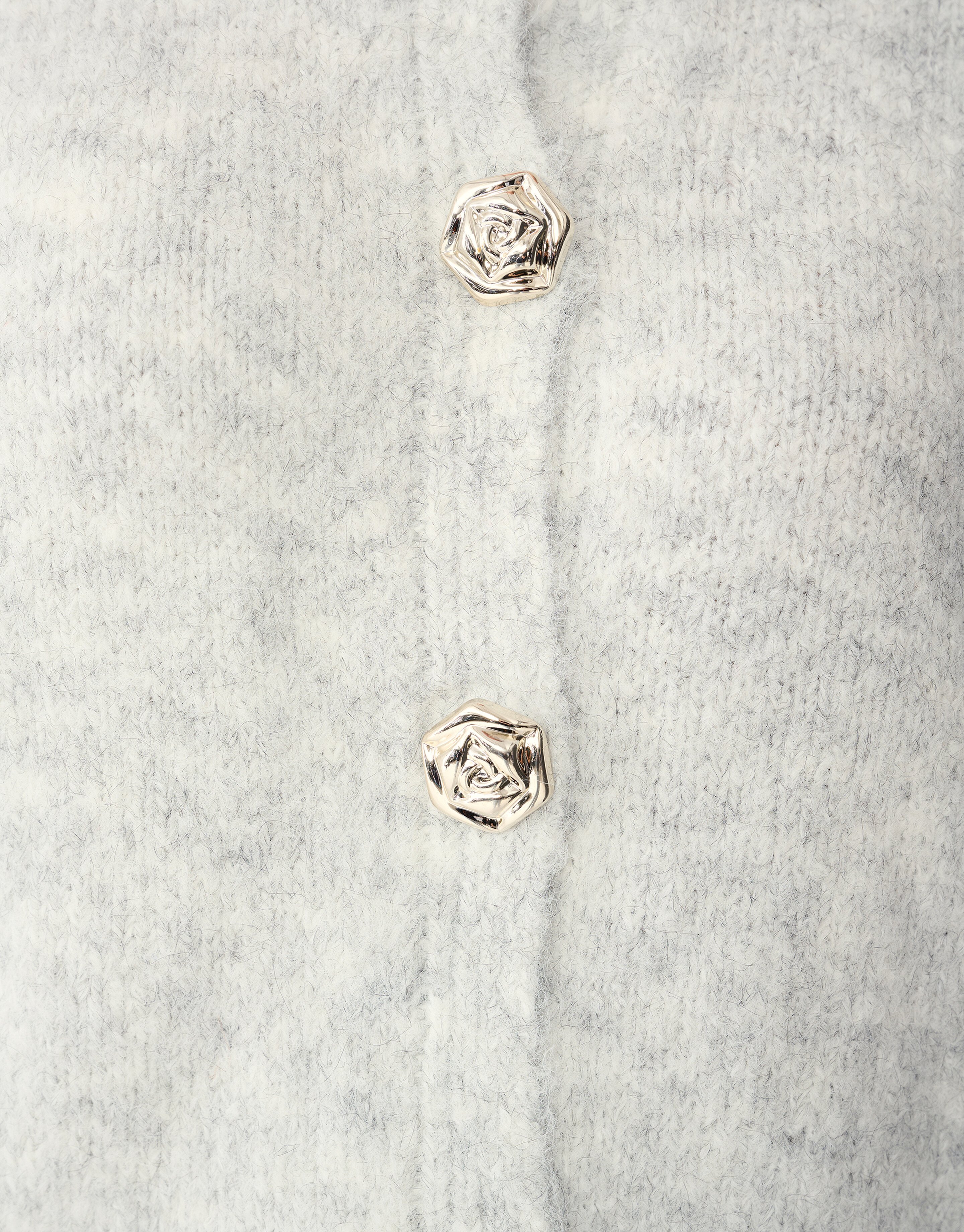 Fancy Button Vest Lichtgrijs SHOEBY WOMEN