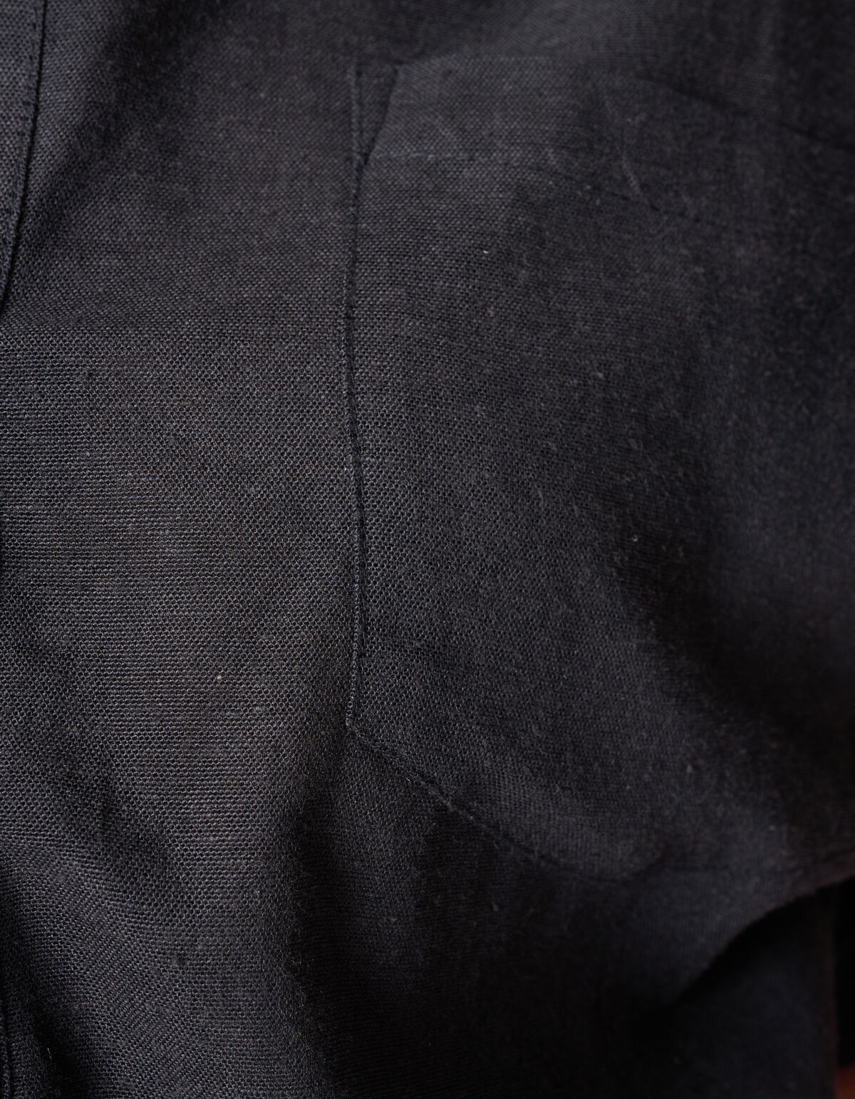 Linnen Blouse Zwart SHOEBY WOMEN