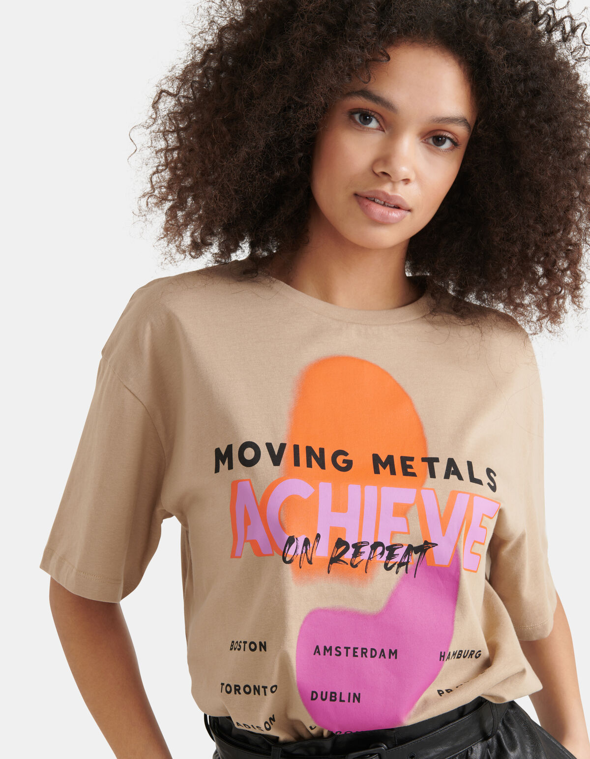 Artwork T-shirt Sand SHOEBY WOMEN