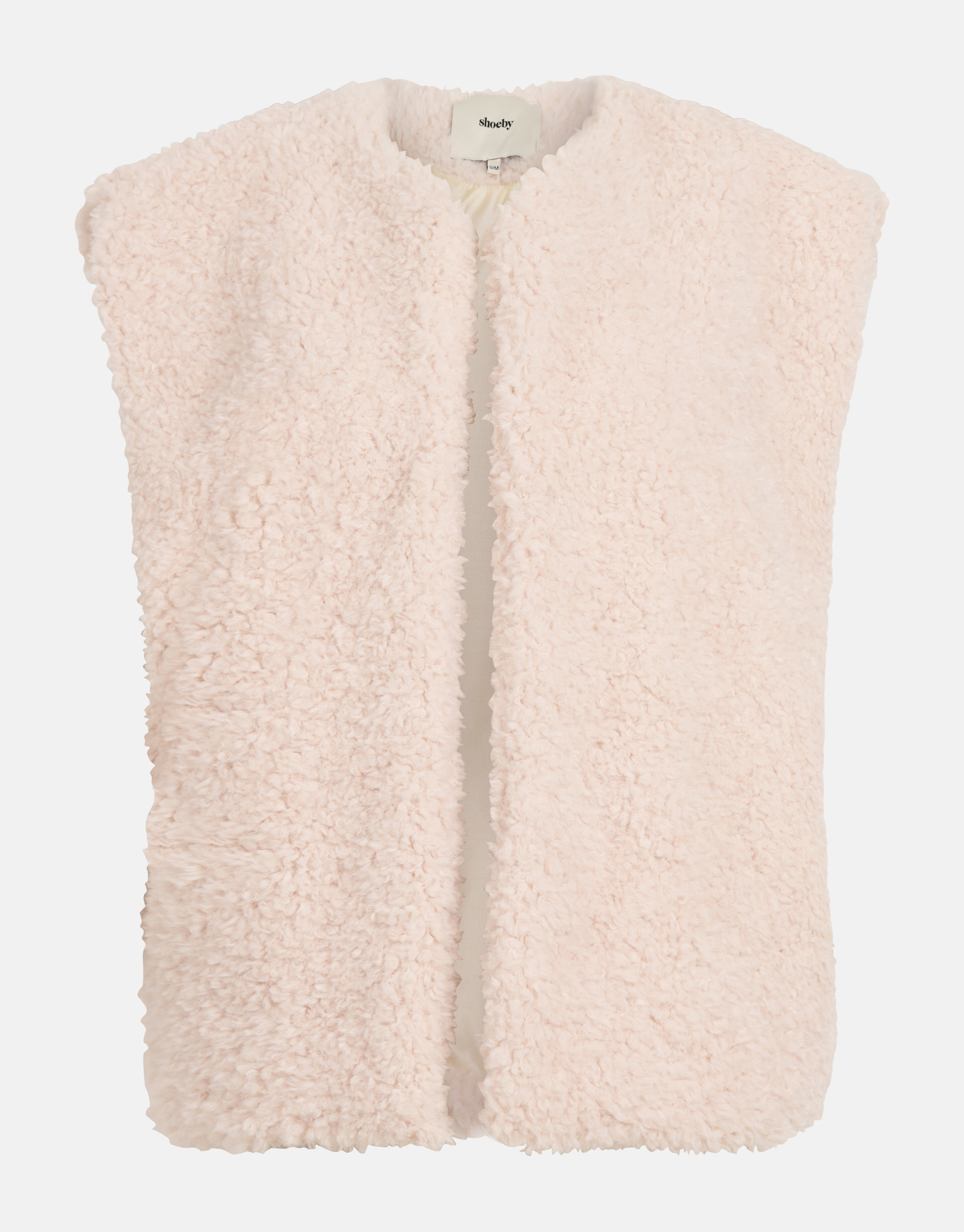 Teddy Gilet Gebroken Wit SHOEBY WOMEN