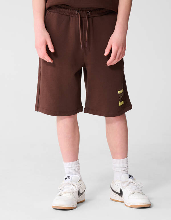Cool Relaxed Fit Short Donkerbruin SHOEBY BOYS