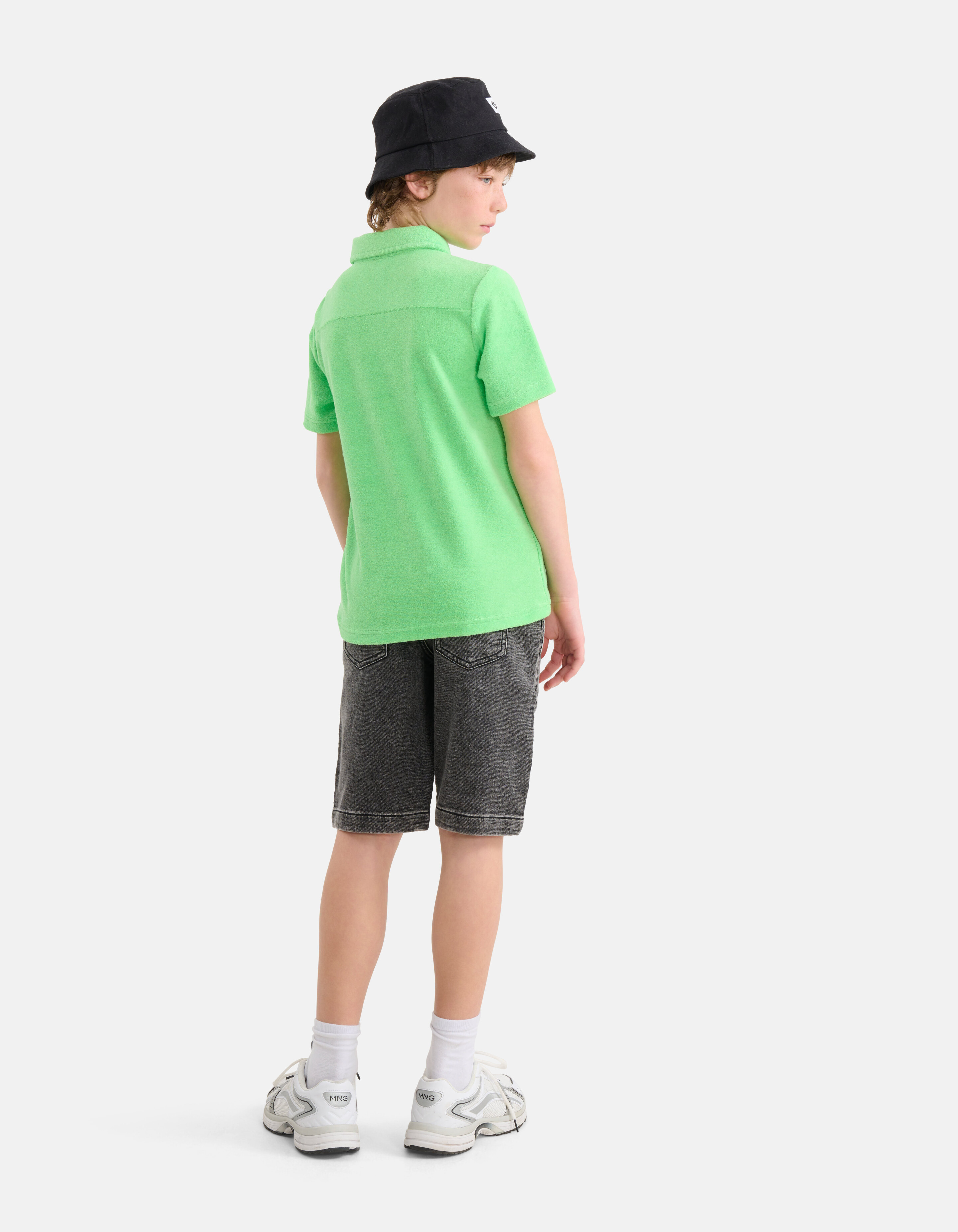 Towelling Polo Groen SHOEBY BOYS