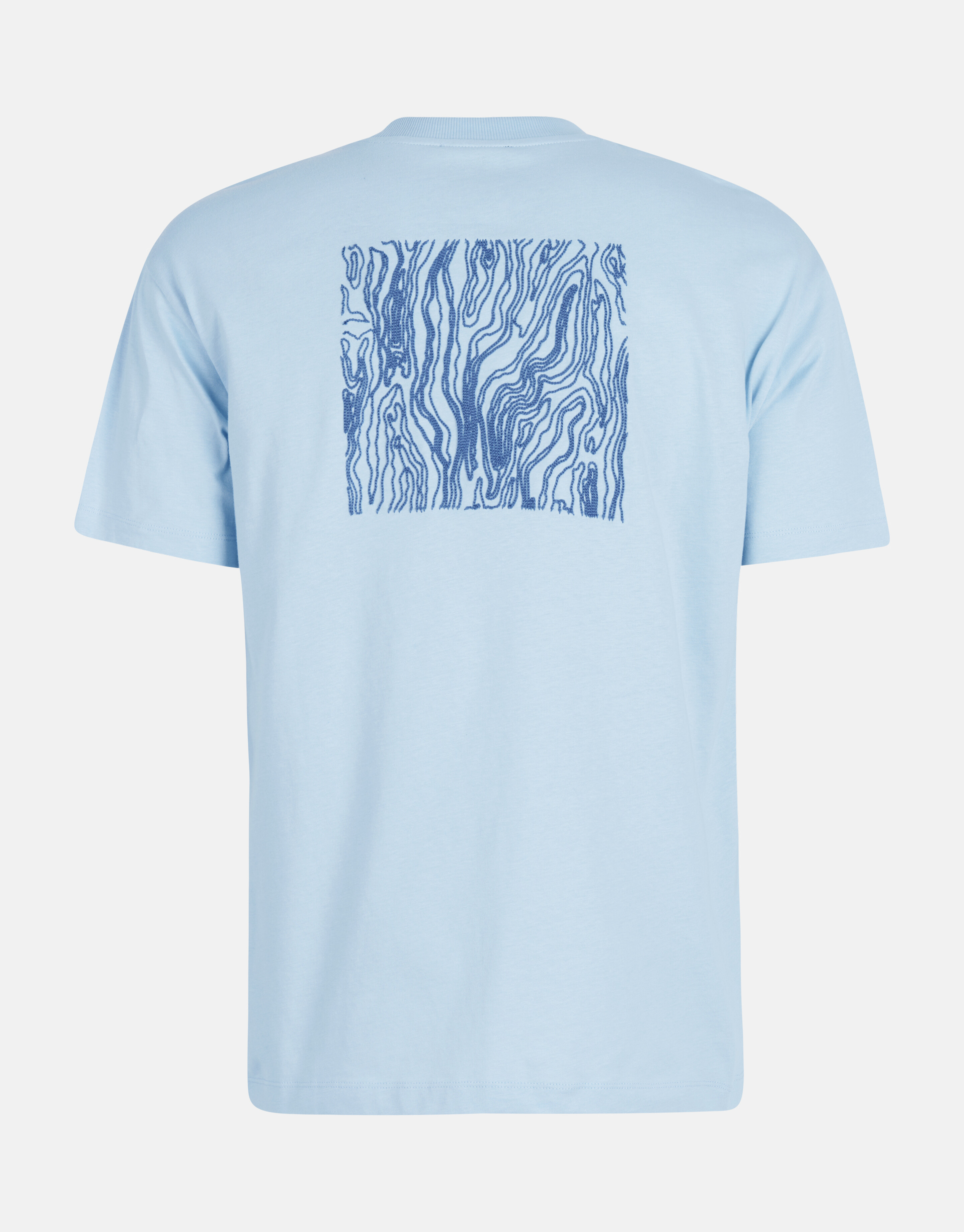 Embroidery T-shirt Blauw SHOEBY MEN