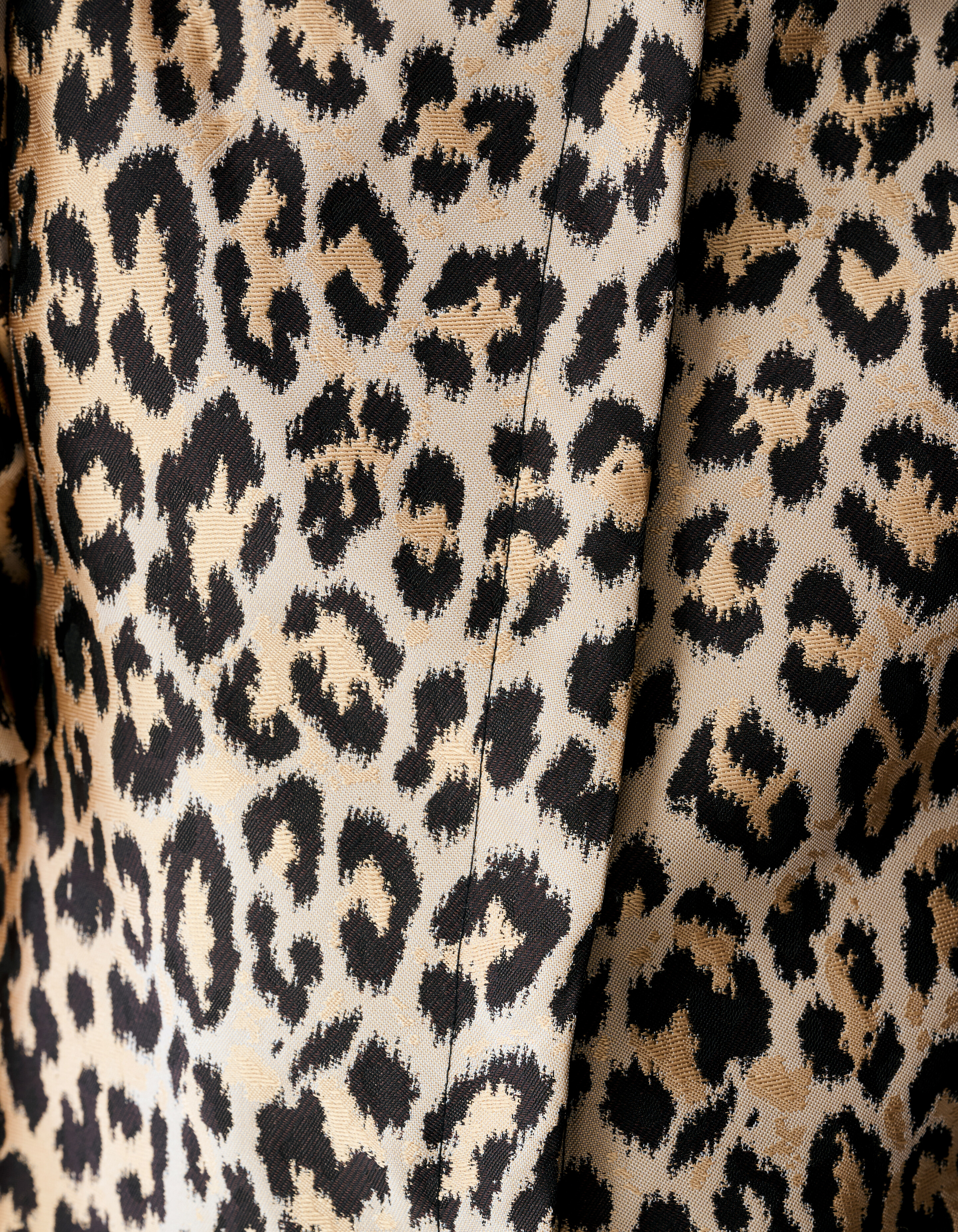 Leopard Pofmouwen Blazer Lichtbruin SHOEBY GIRLS