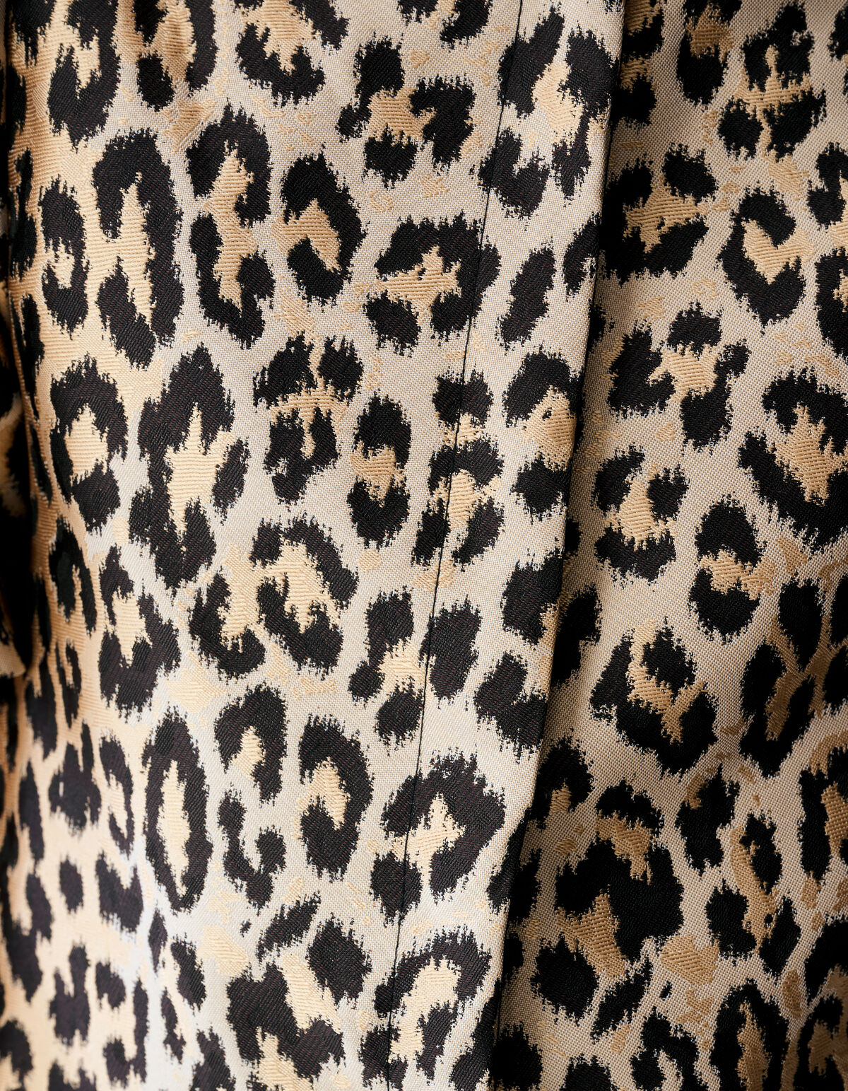 Leopard Pofmouwen Blazer Lichtbruin SHOEBY GIRLS